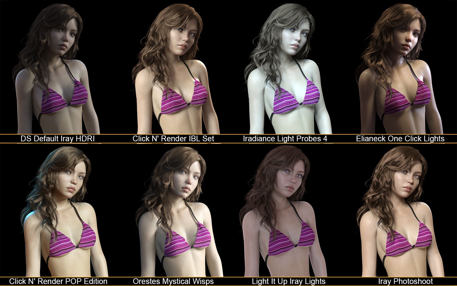 3DL Monique + Outfit for Genesis 8 Females by N/A