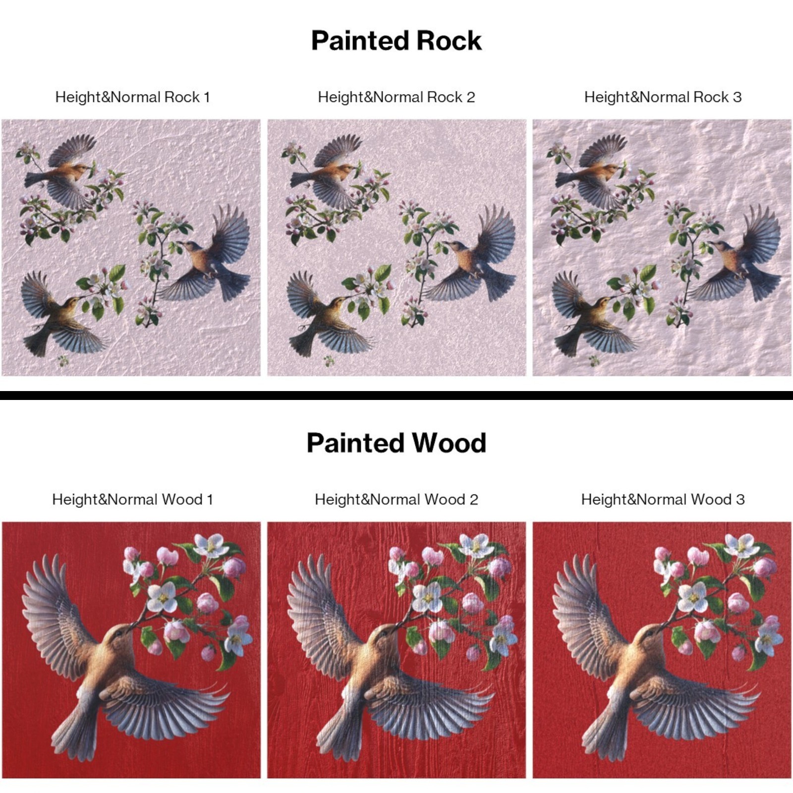 Bird & Flower Pattern Iray Shader Vol.2 by N/A