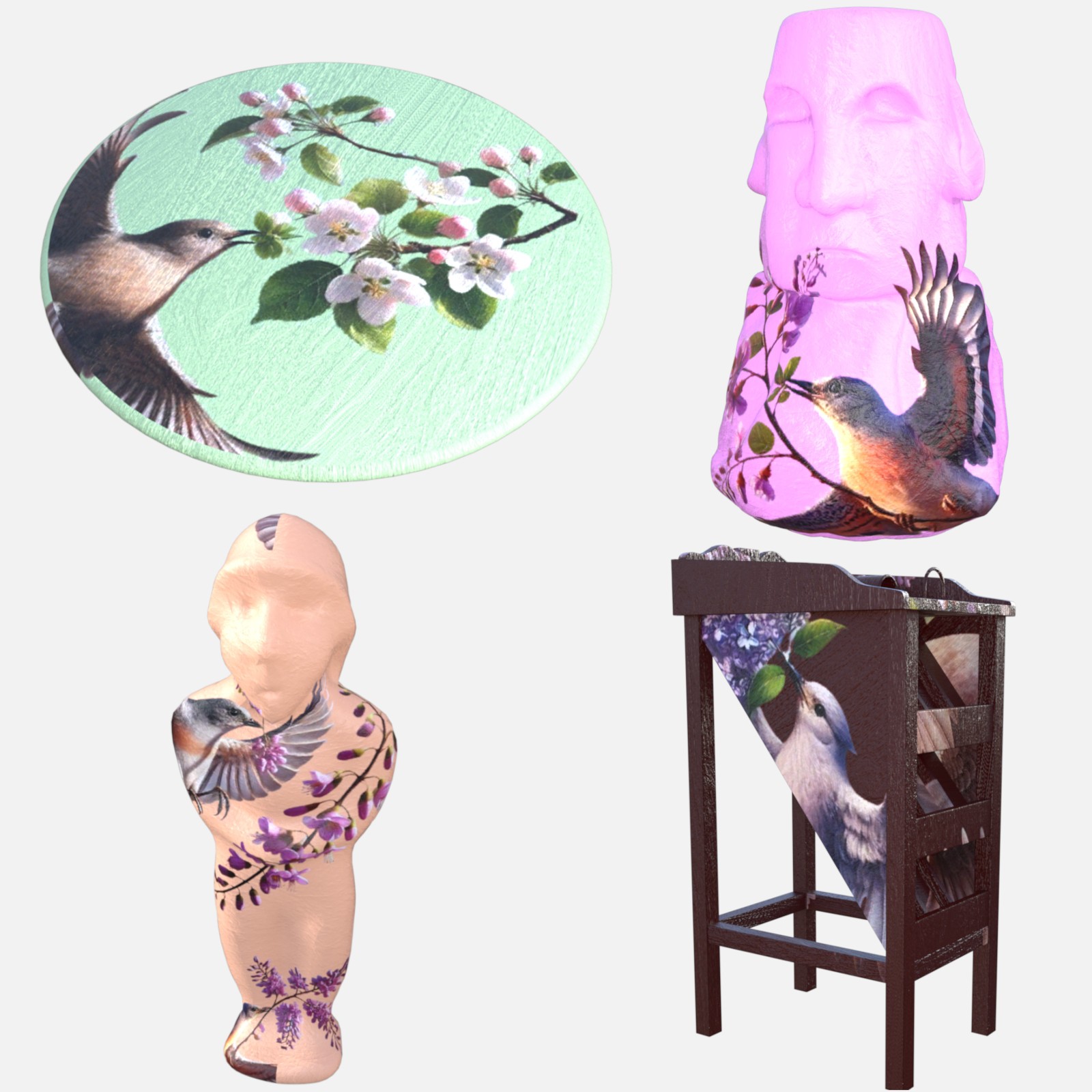 Bird & Flower Pattern Iray Shader Vol.2 by N/A