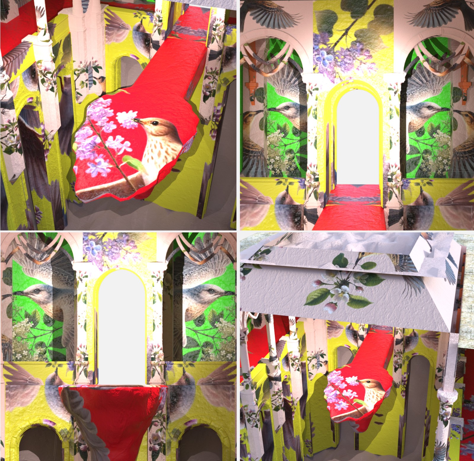 Bird & Flower Pattern Iray Shader Vol.2 by N/A