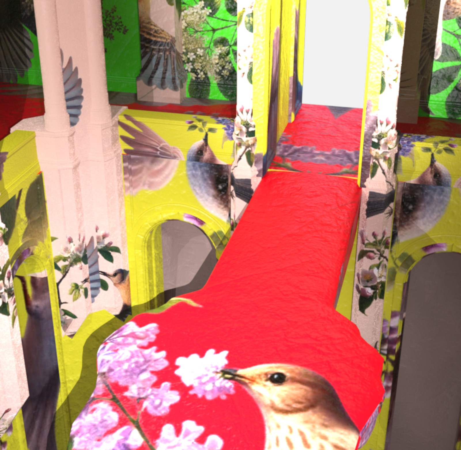 Bird & Flower Pattern Iray Shader Vol.2 by N/A