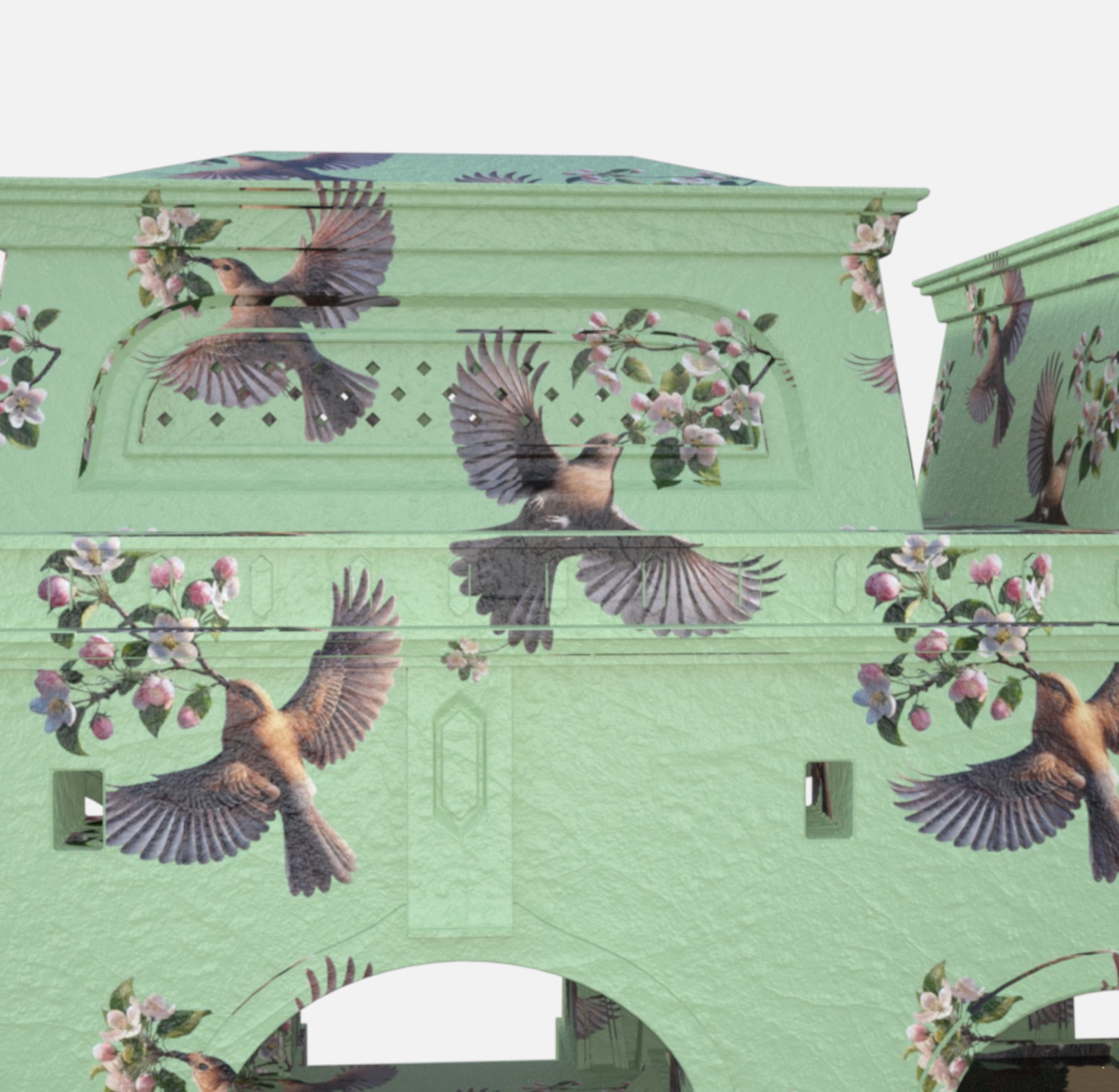 Bird & Flower Pattern Iray Shader Vol.2 by N/A