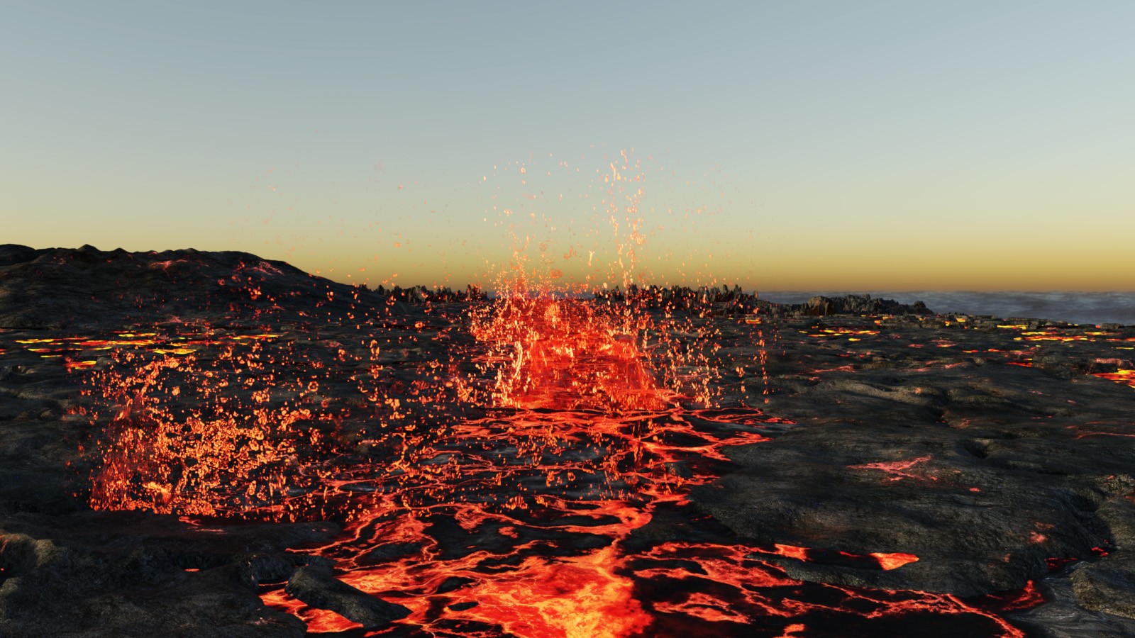 Modular 3D Kits: Lava World