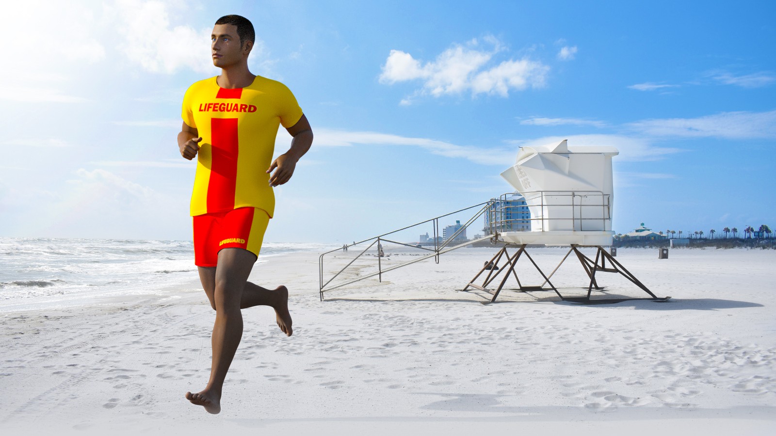 Lifeguard Uniforms for G8M Basic Wear by N/A