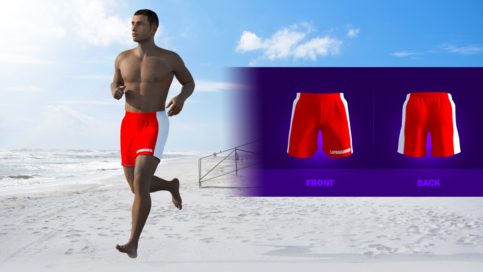 Lifeguard Uniforms for G8M Basic Wear by N/A