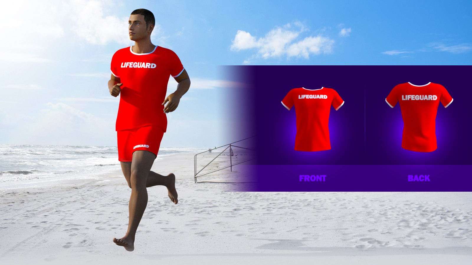 Lifeguard Uniforms for G8M Basic Wear by N/A