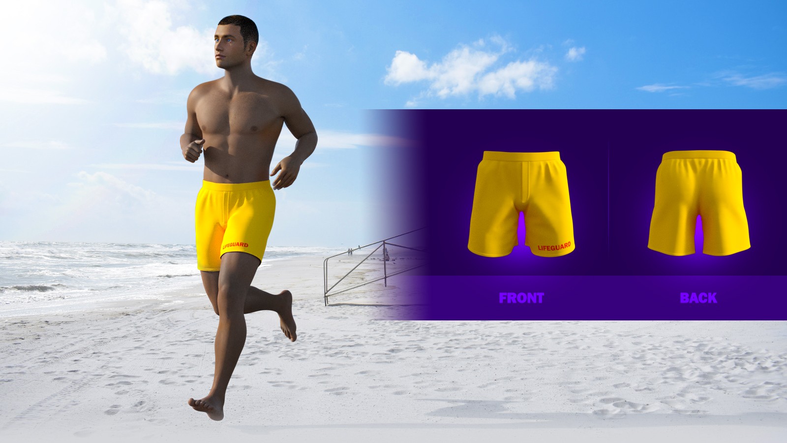 Lifeguard Uniforms for G8M Basic Wear by N/A