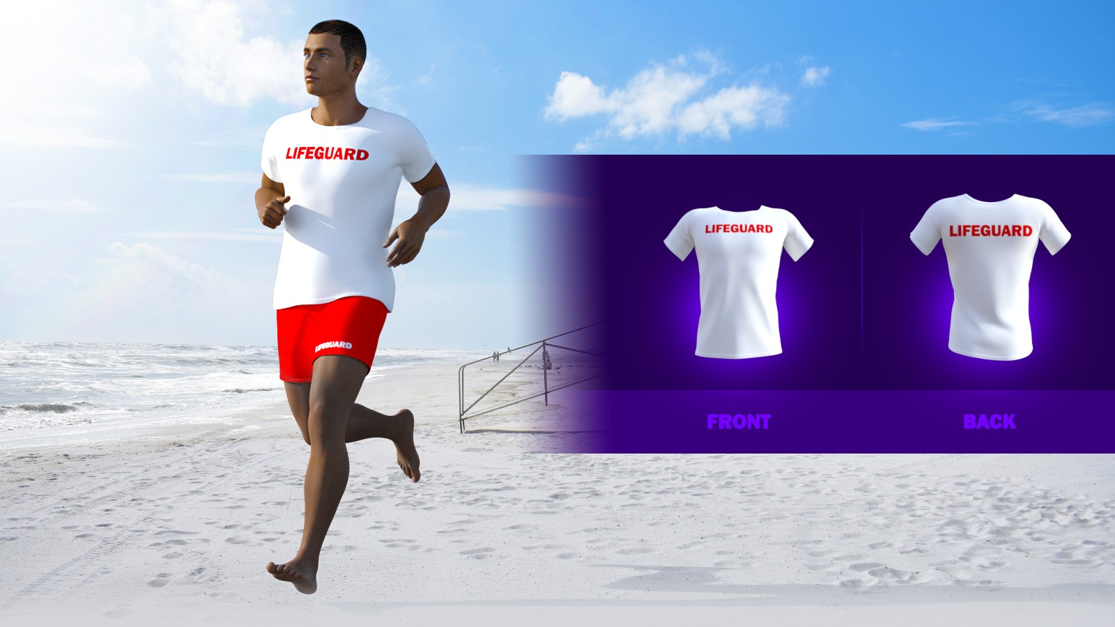 Lifeguard Uniforms for G8M Basic Wear by N/A