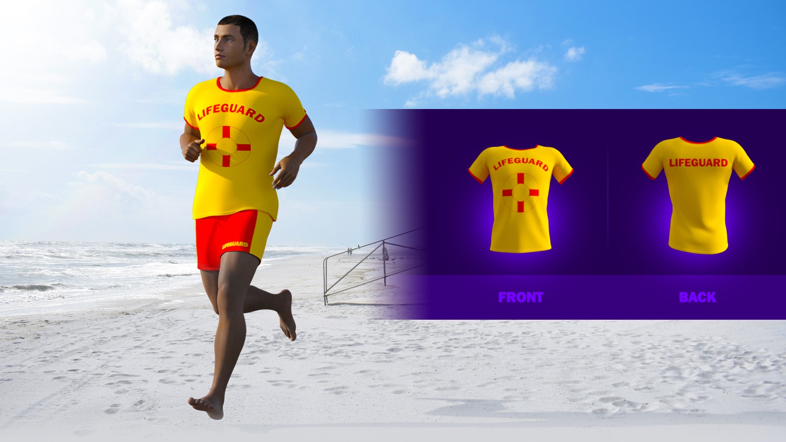 Lifeguard Uniforms for G8M Basic Wear by N/A