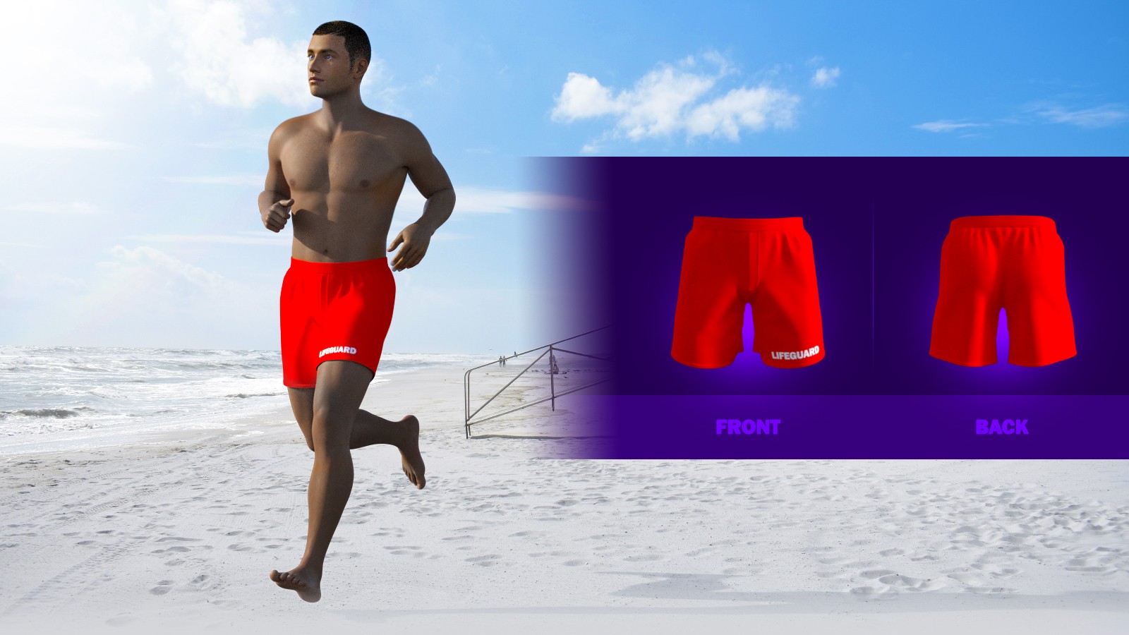 Lifeguard Uniforms for G8M Basic Wear by N/A