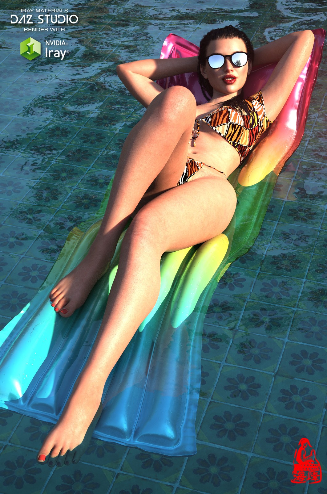 dForce Bikini Top & Bottoms for Genesis 8 & 8.1 Females by N/A