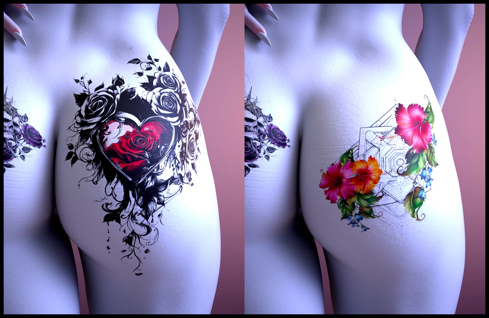 ND Great Intimate Tattoos for Genesis 9 by N/A