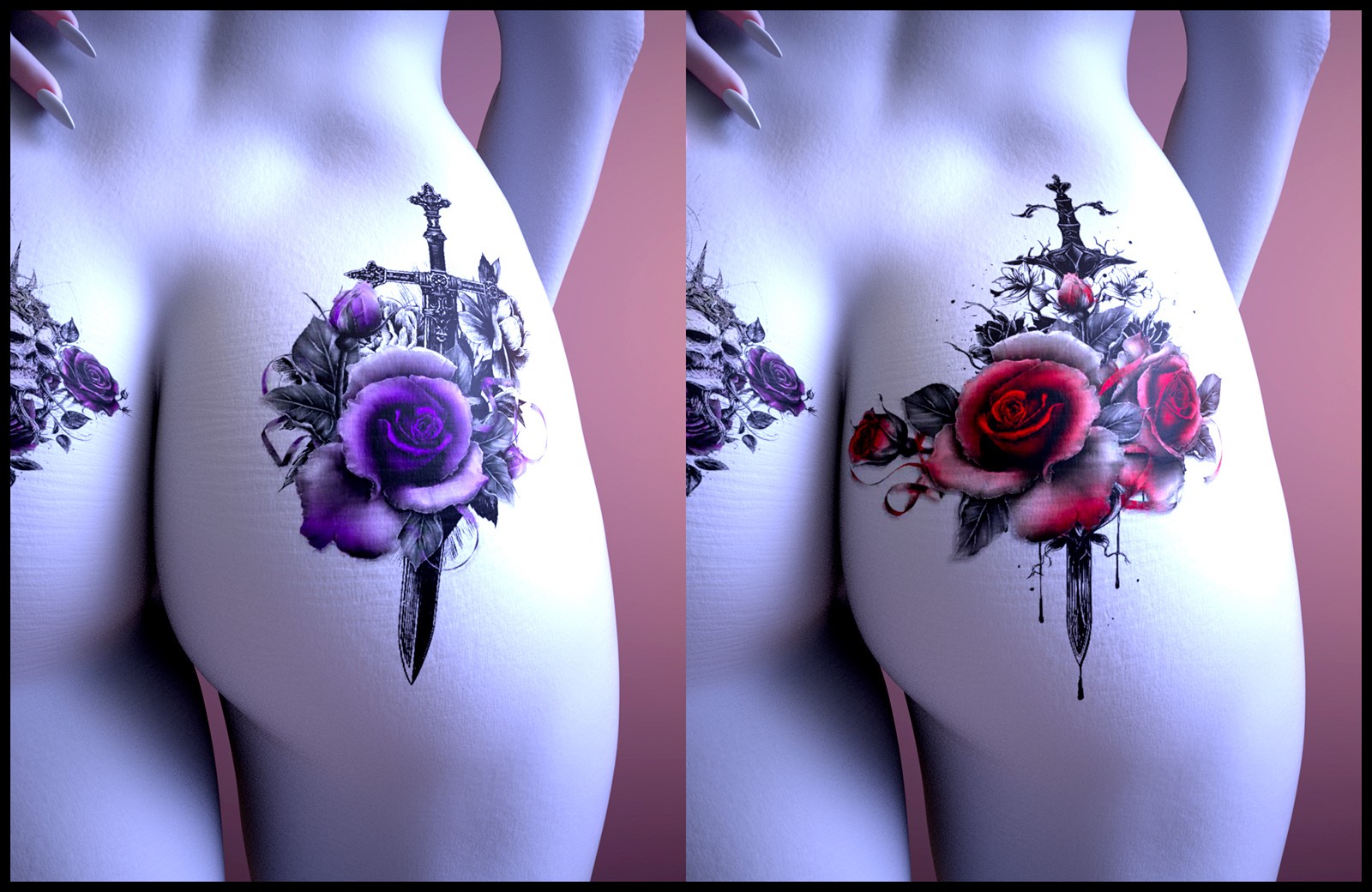 ND Great Intimate Tattoos for Genesis 9 by N/A