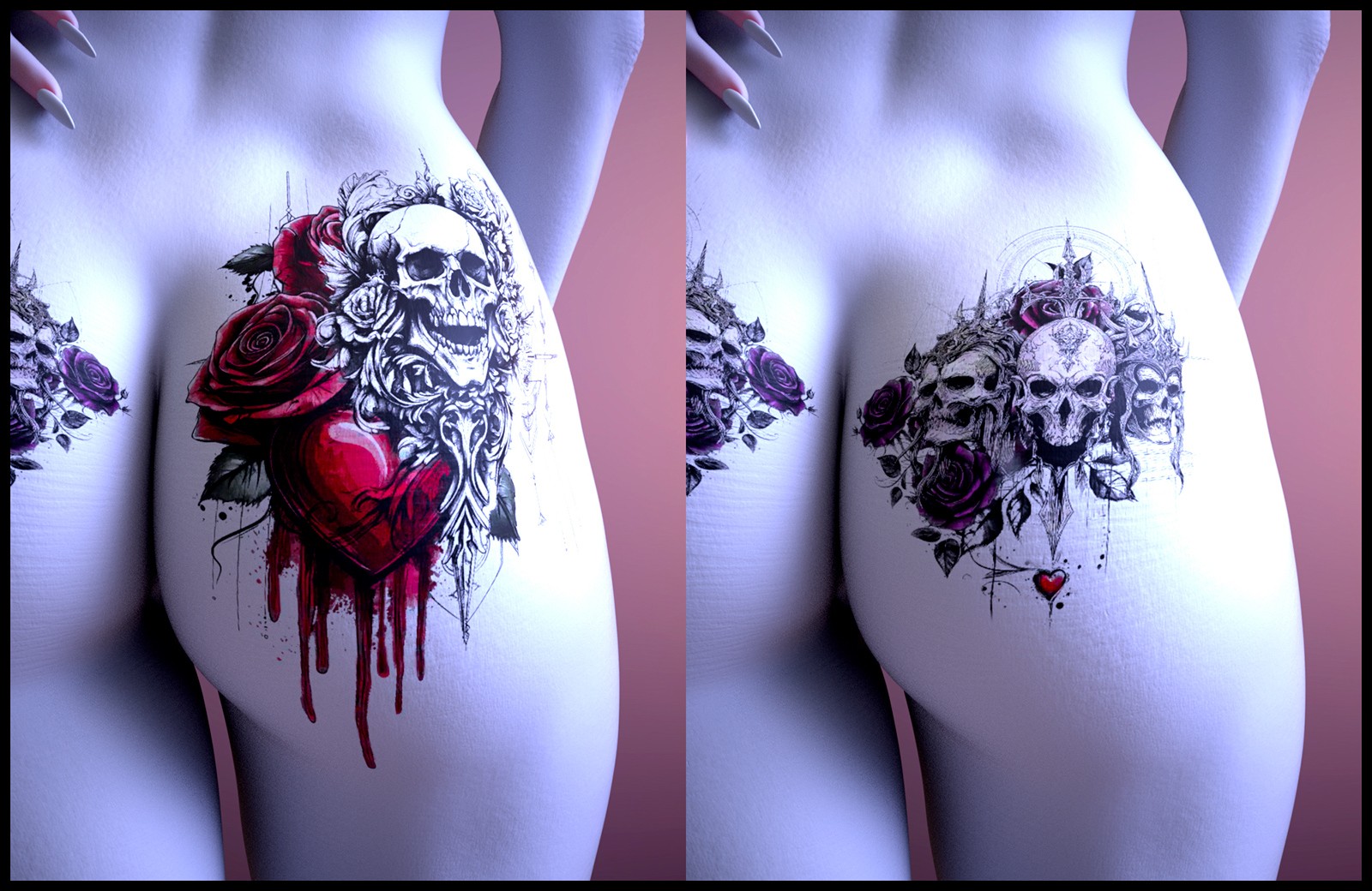 ND Great Intimate Tattoos for Genesis 9 by N/A
