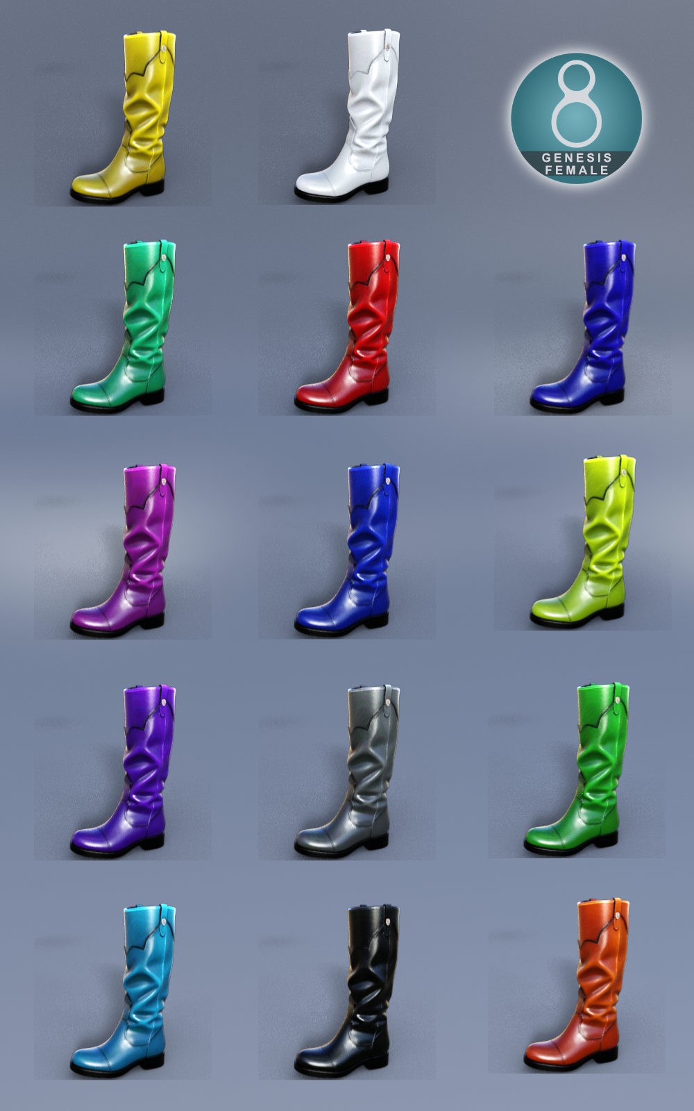 Frontier Strider Boots for G8F by N/A