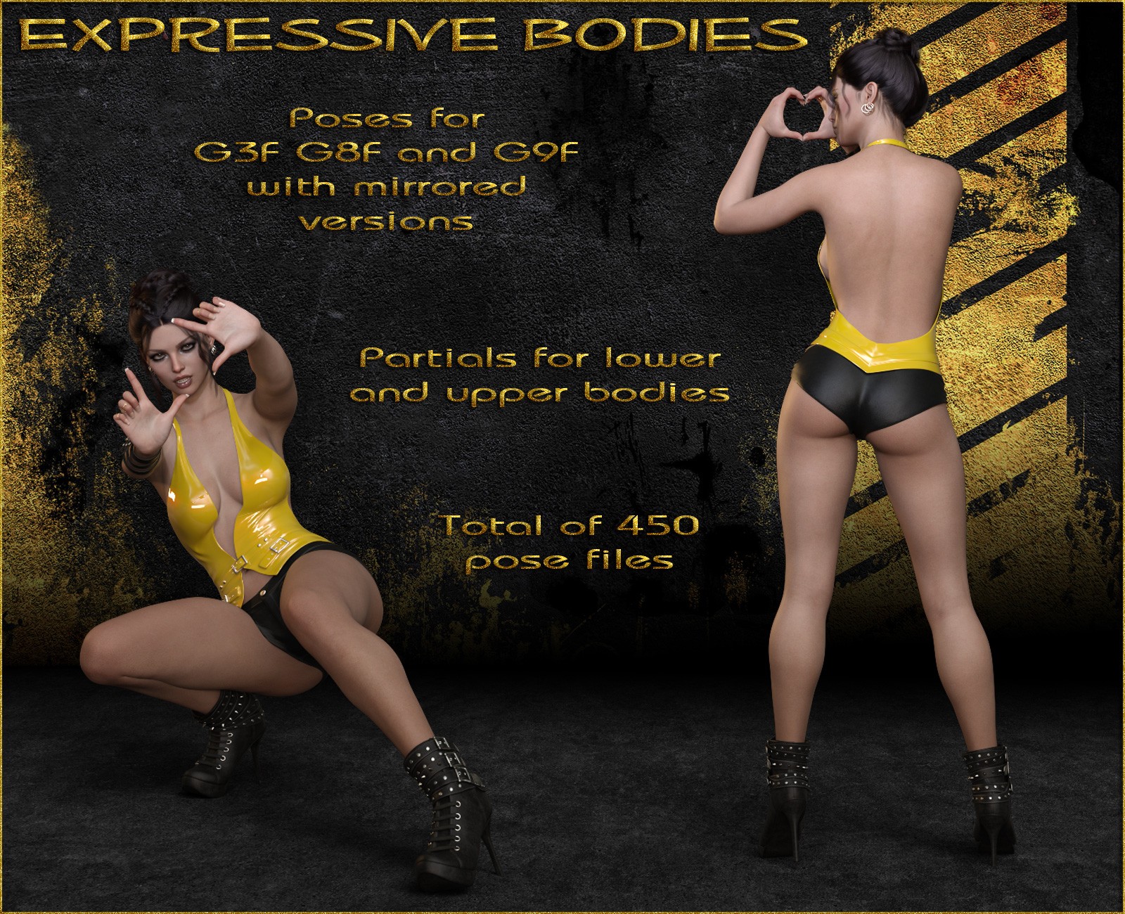 Expressive Bodies - Poses G9F-G8F-G3F by N/A