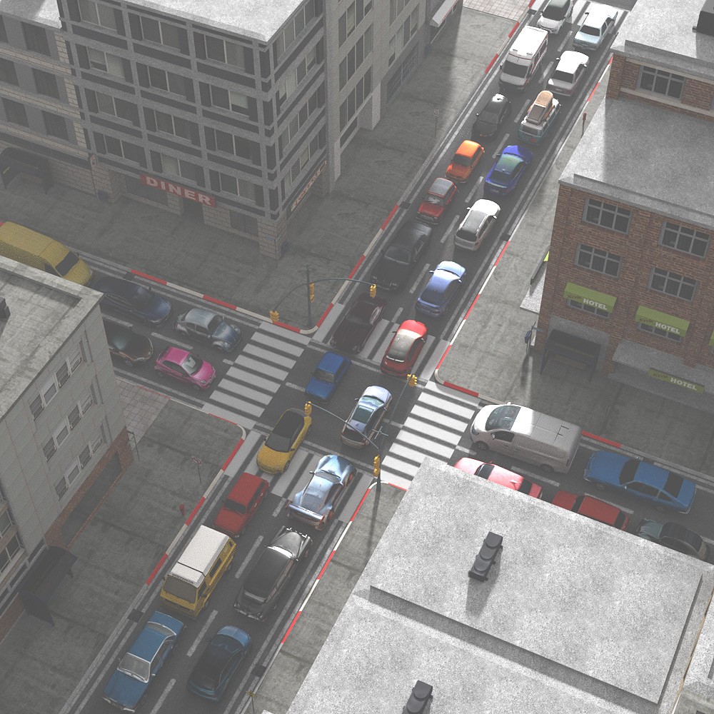 50 LowRez-European Cars for Daz Studio