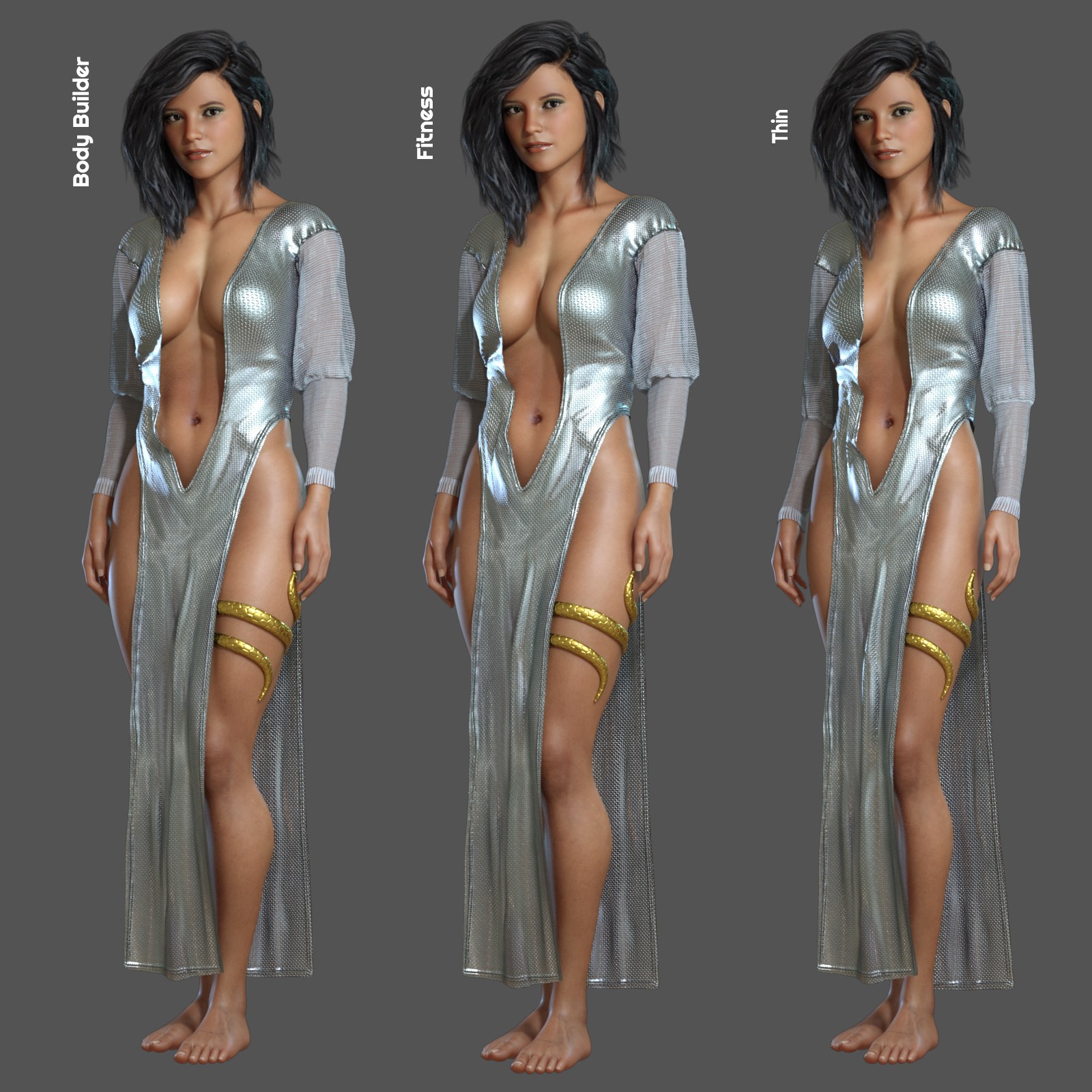 Exnem dForce Cocktail Dress I for Genesis 8 Female by N/A