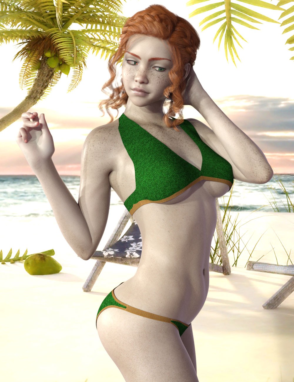 3DL Clara + Outfit for Genesis 8 Females by N/A