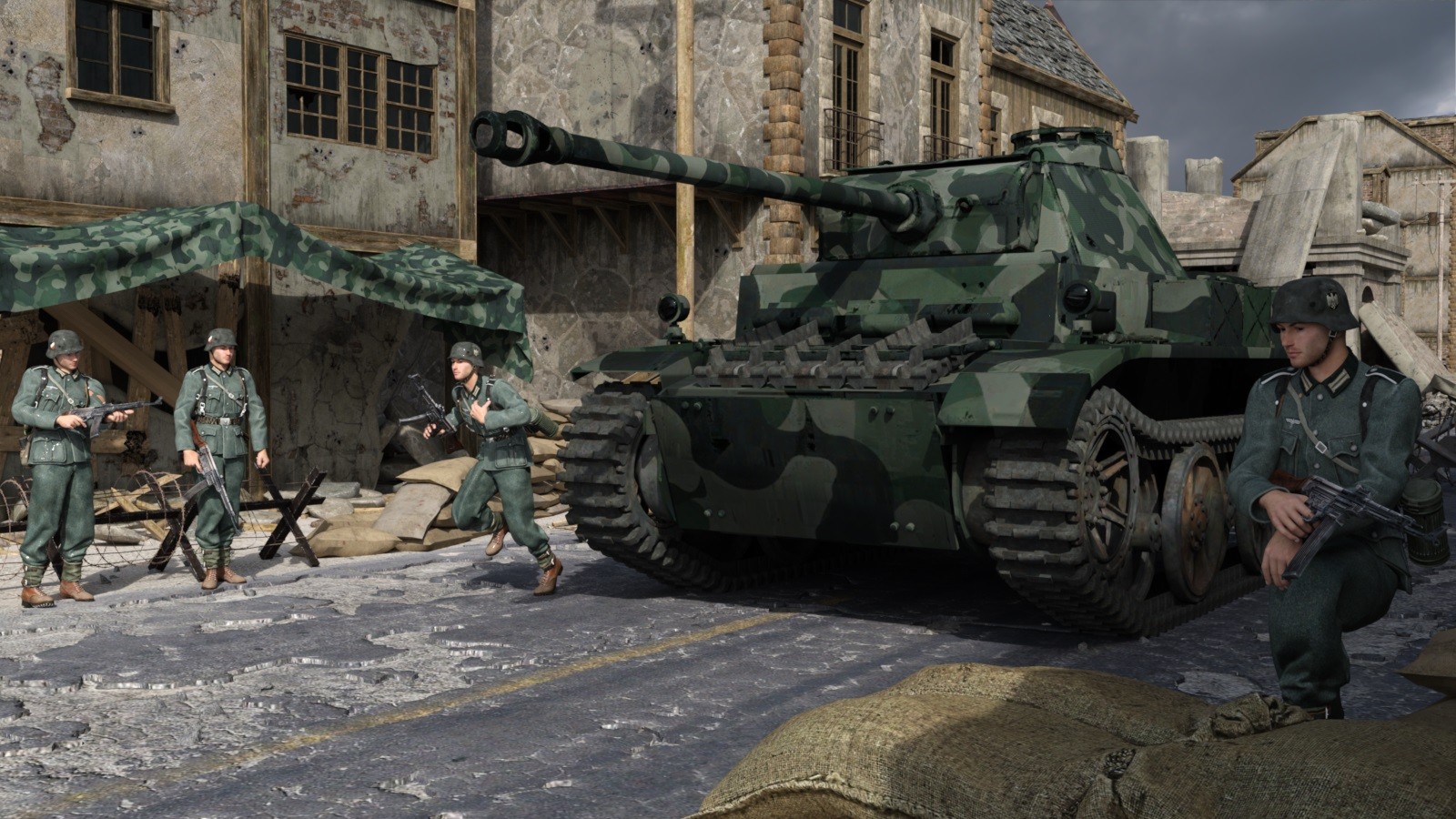 WW2 Town Ruins for DAZ