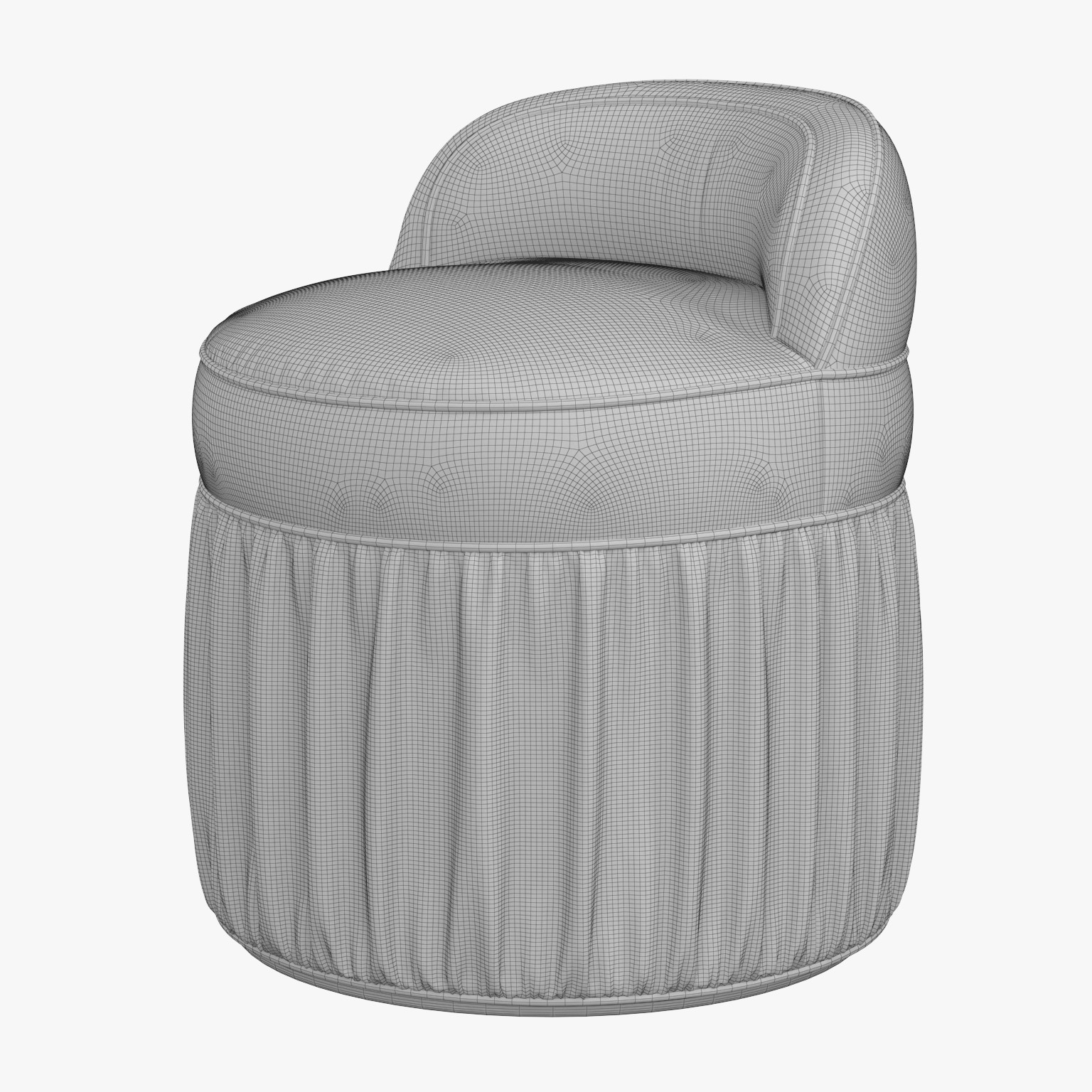 Leona Vanity Stool by N/A