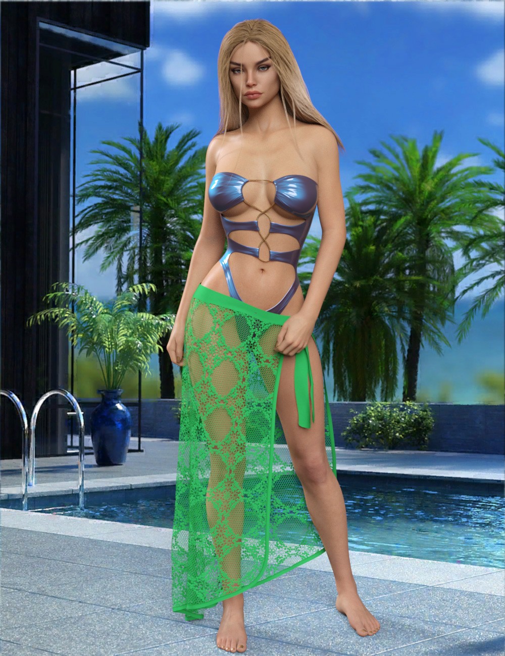 InStyle - dforce - Beach Skirt - Genesis 8 and 9 by N/A