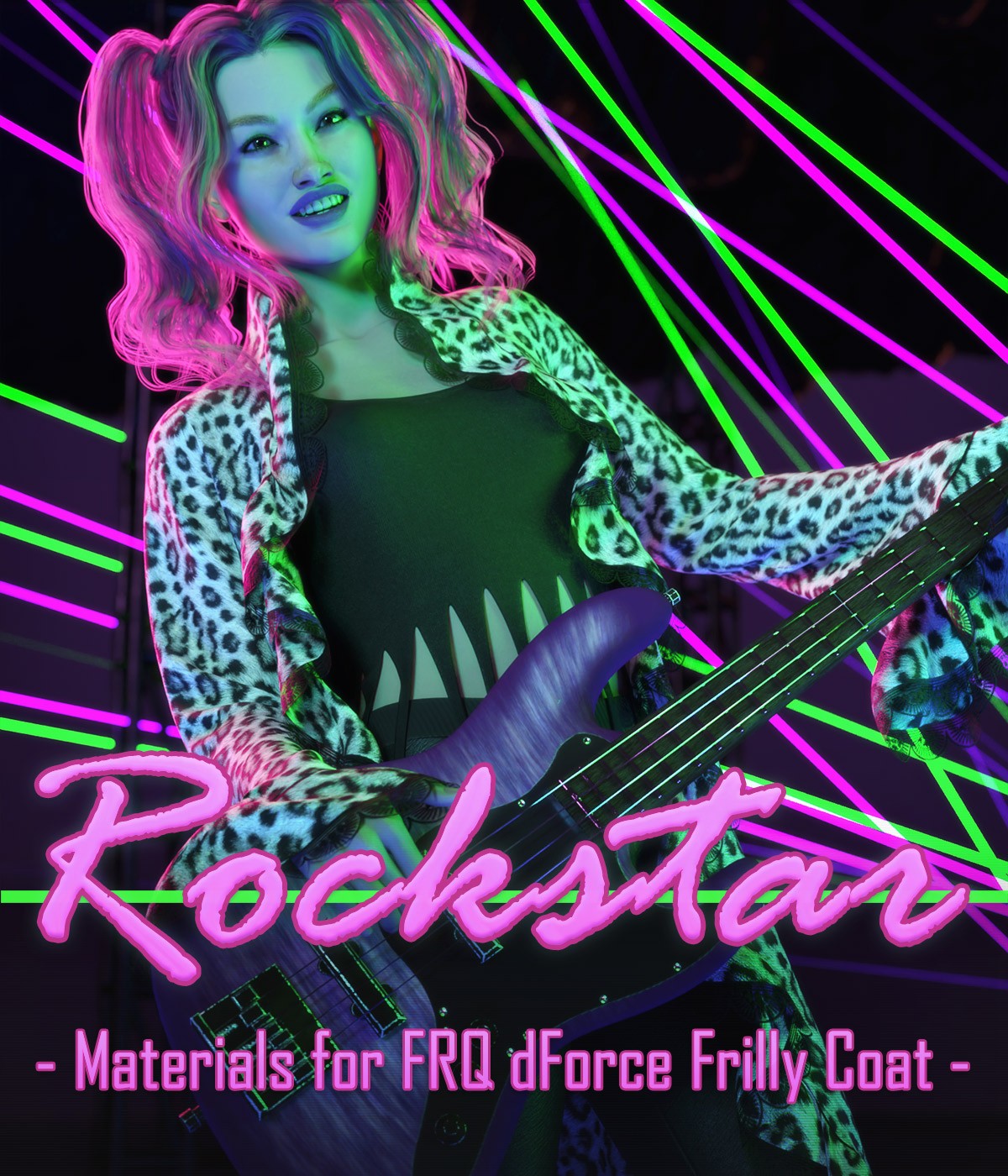 Rockstar Materials for FRQ dForce: Frilly Coat by N/A