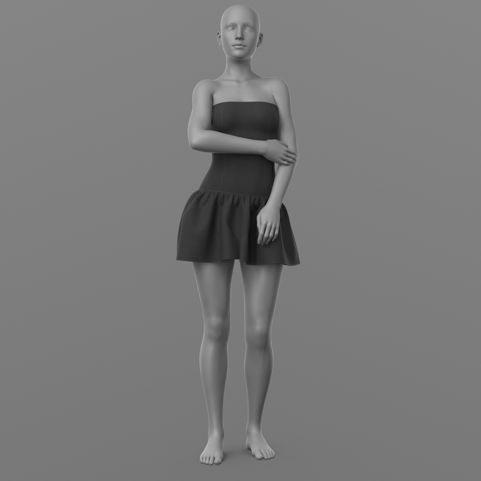 Short Dress G8 Female by N/A
