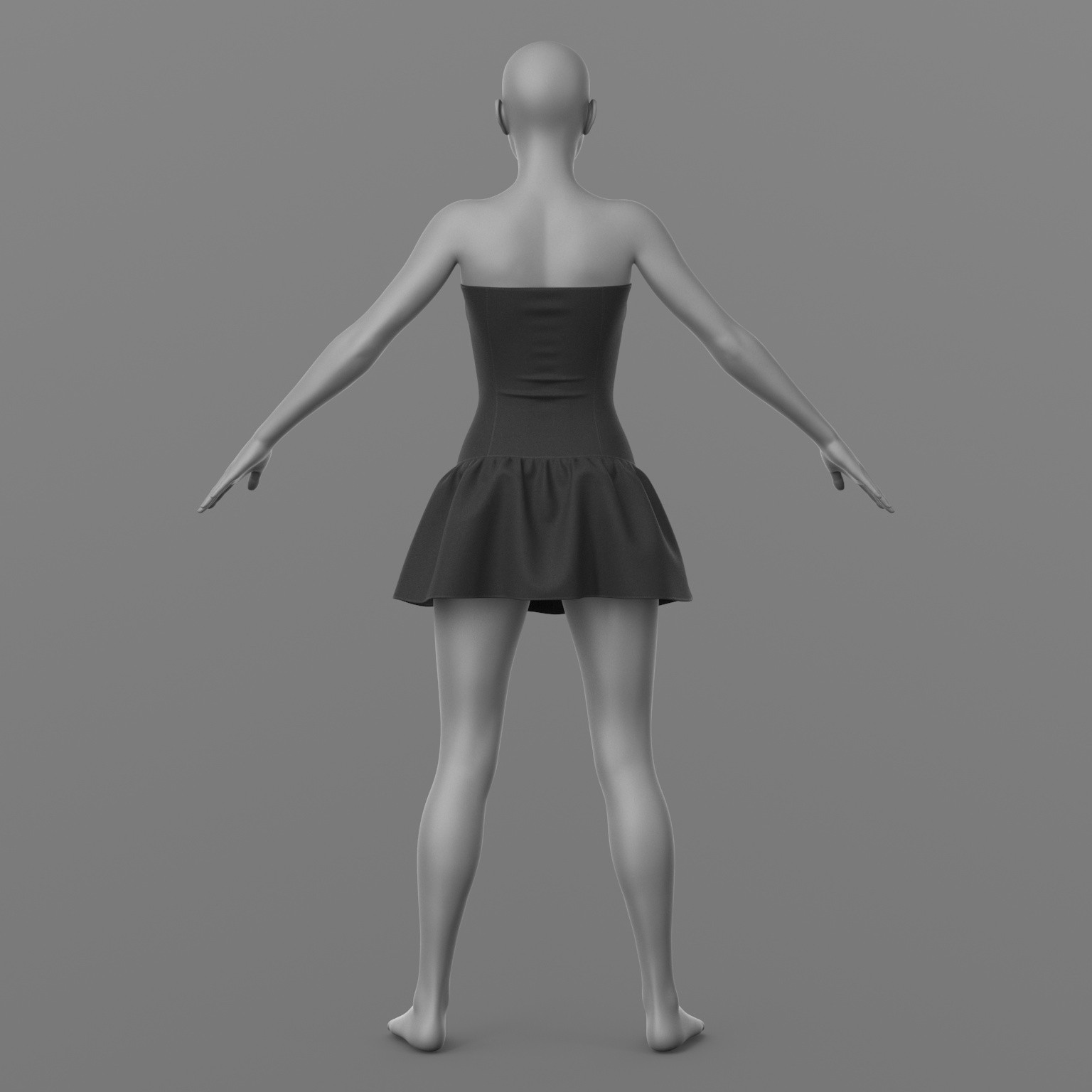 Short Dress G8 Female by N/A