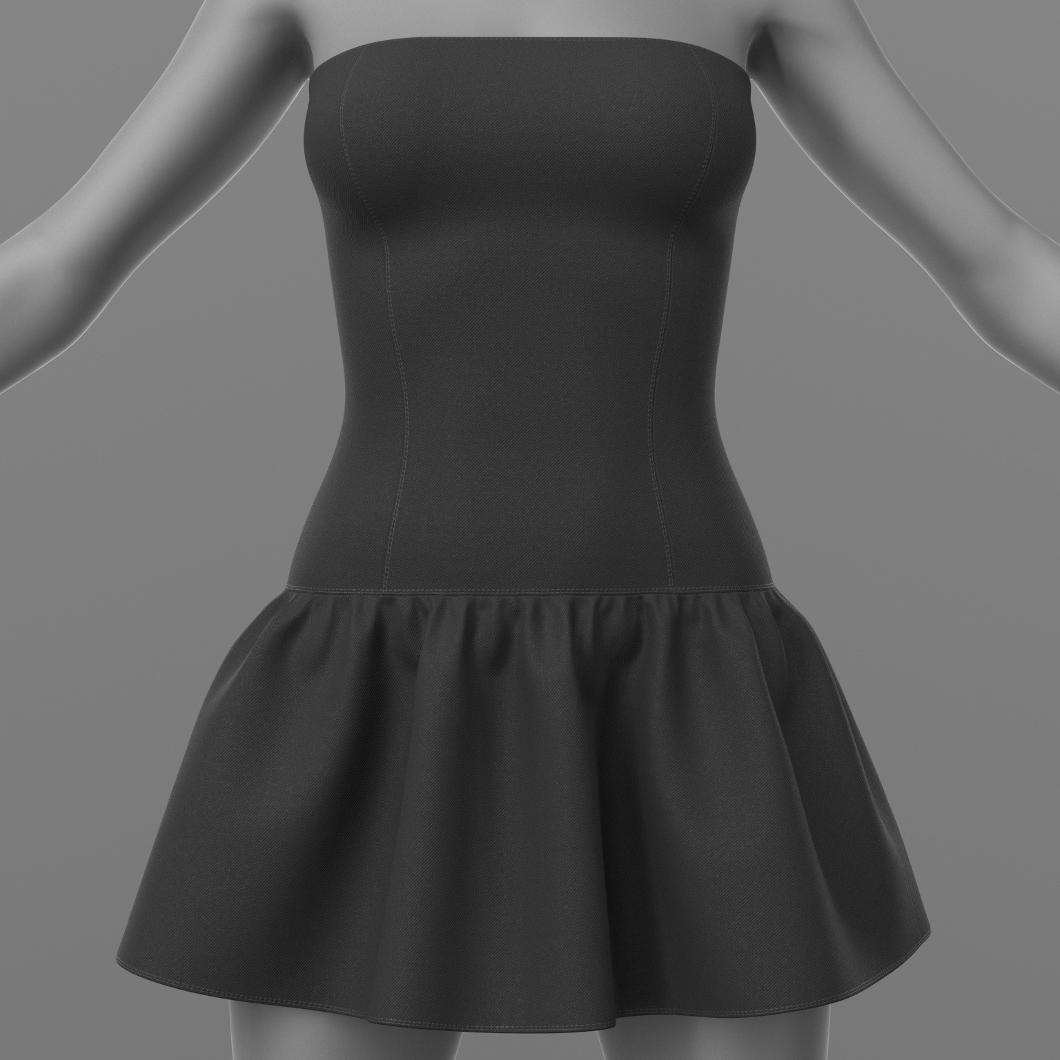 Short Dress G8 Female by N/A