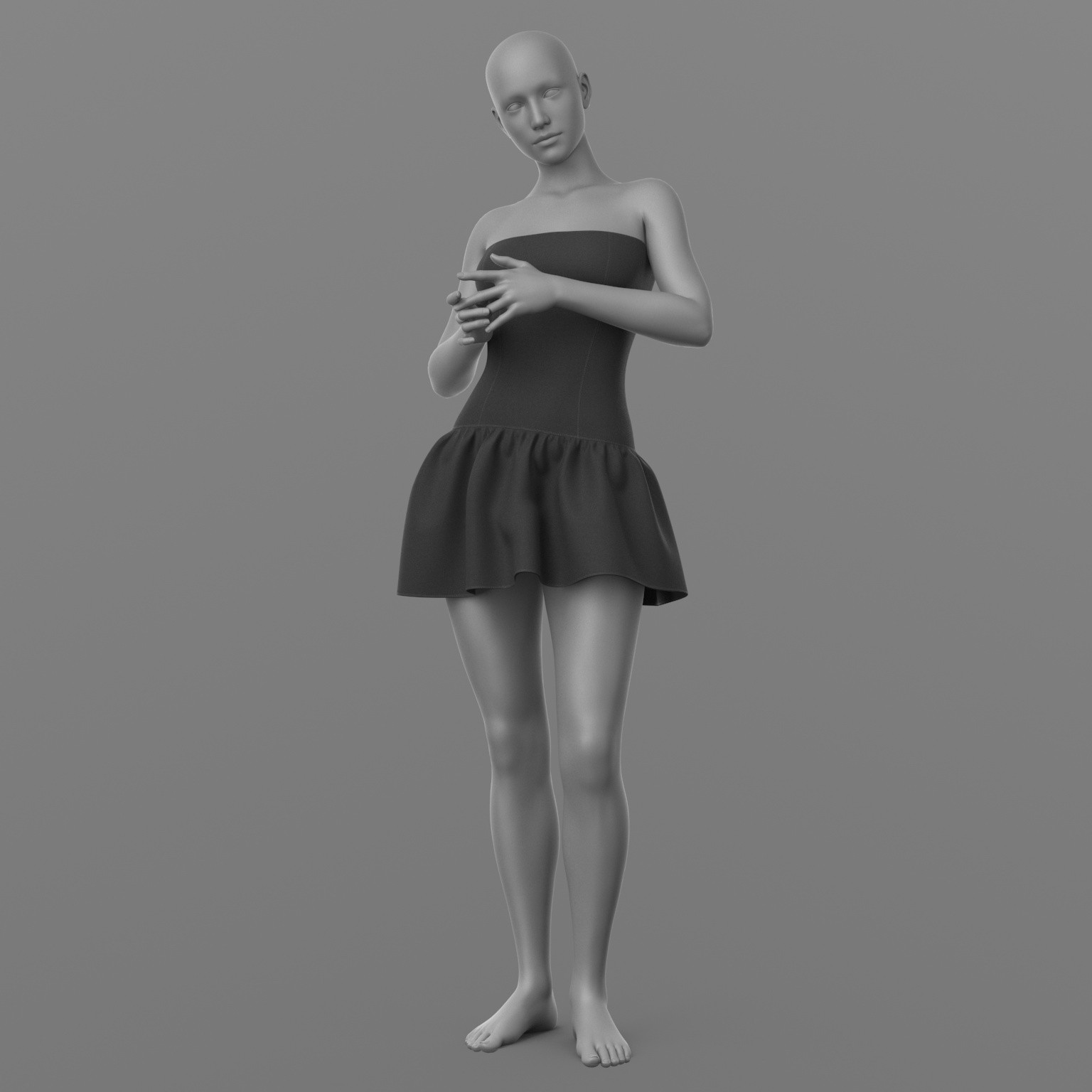 Short Dress G8 Female by N/A