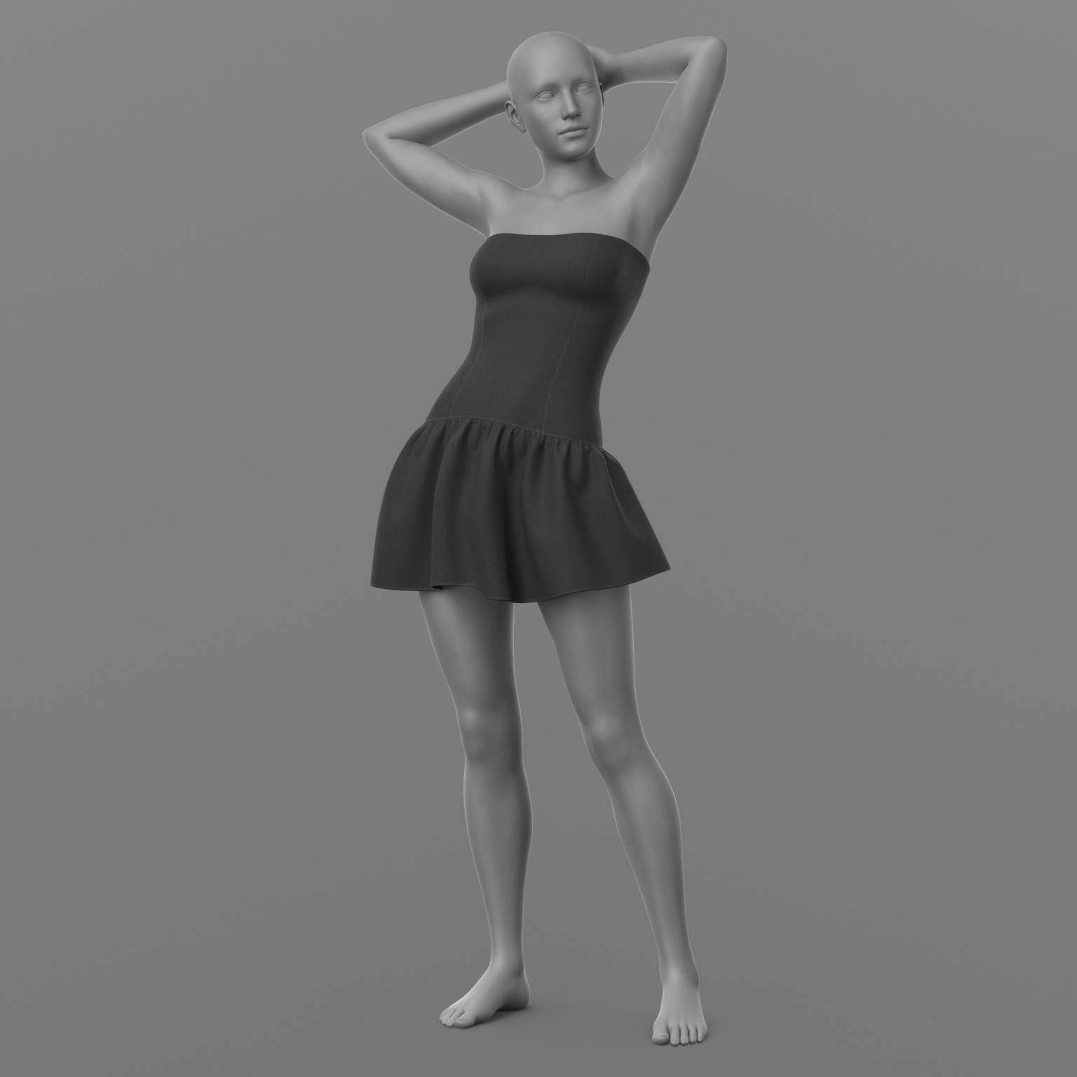 Short Dress G8 Female by N/A
