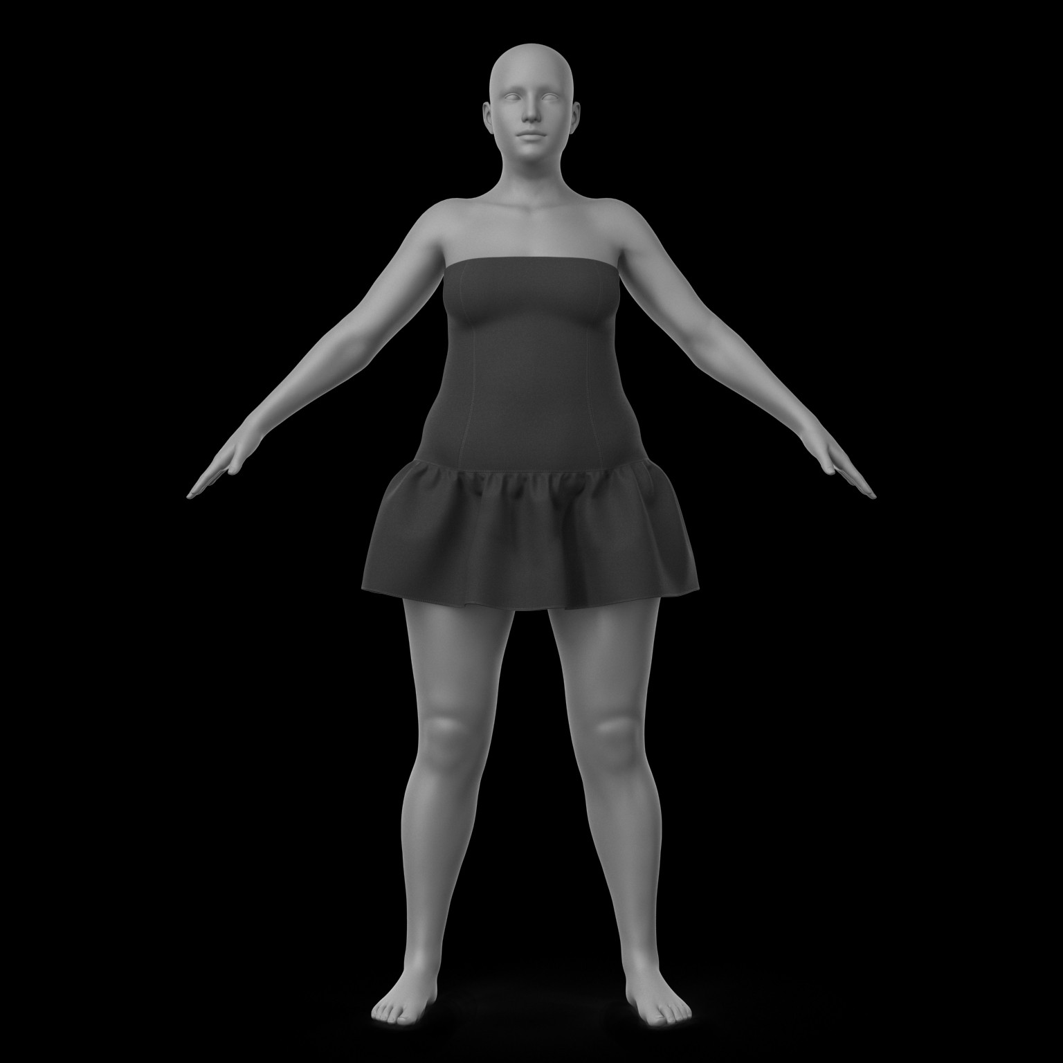 Short Dress G8 Female by N/A