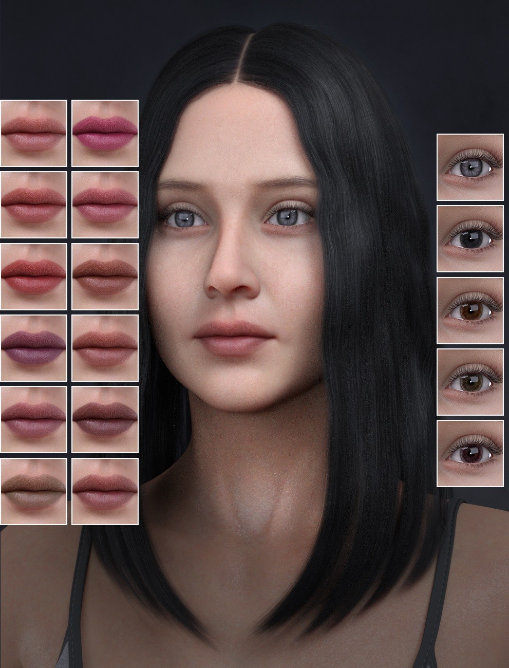 Monica for Genesis 8 Female by N/A