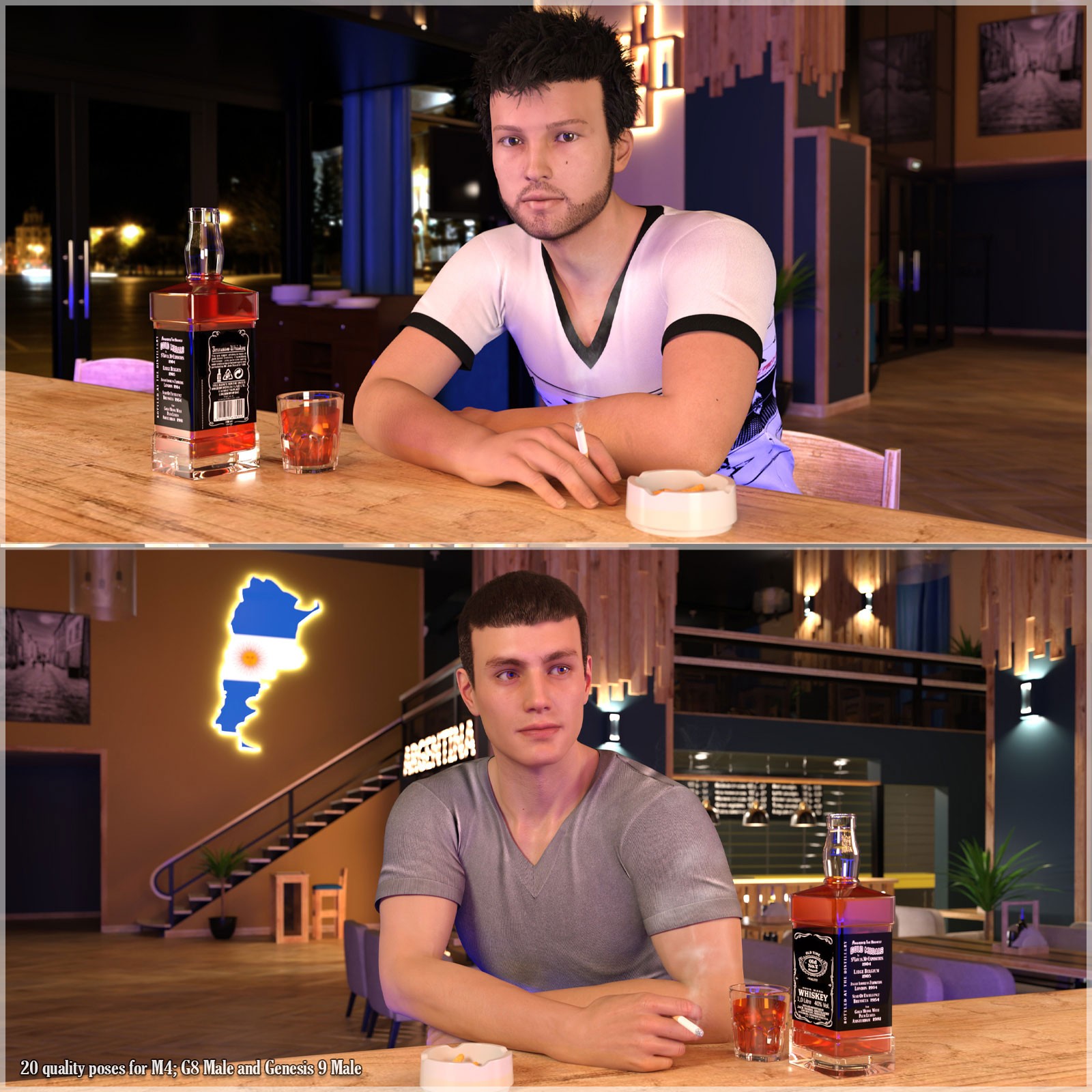 STZ Evening at the bar 2 by N/A