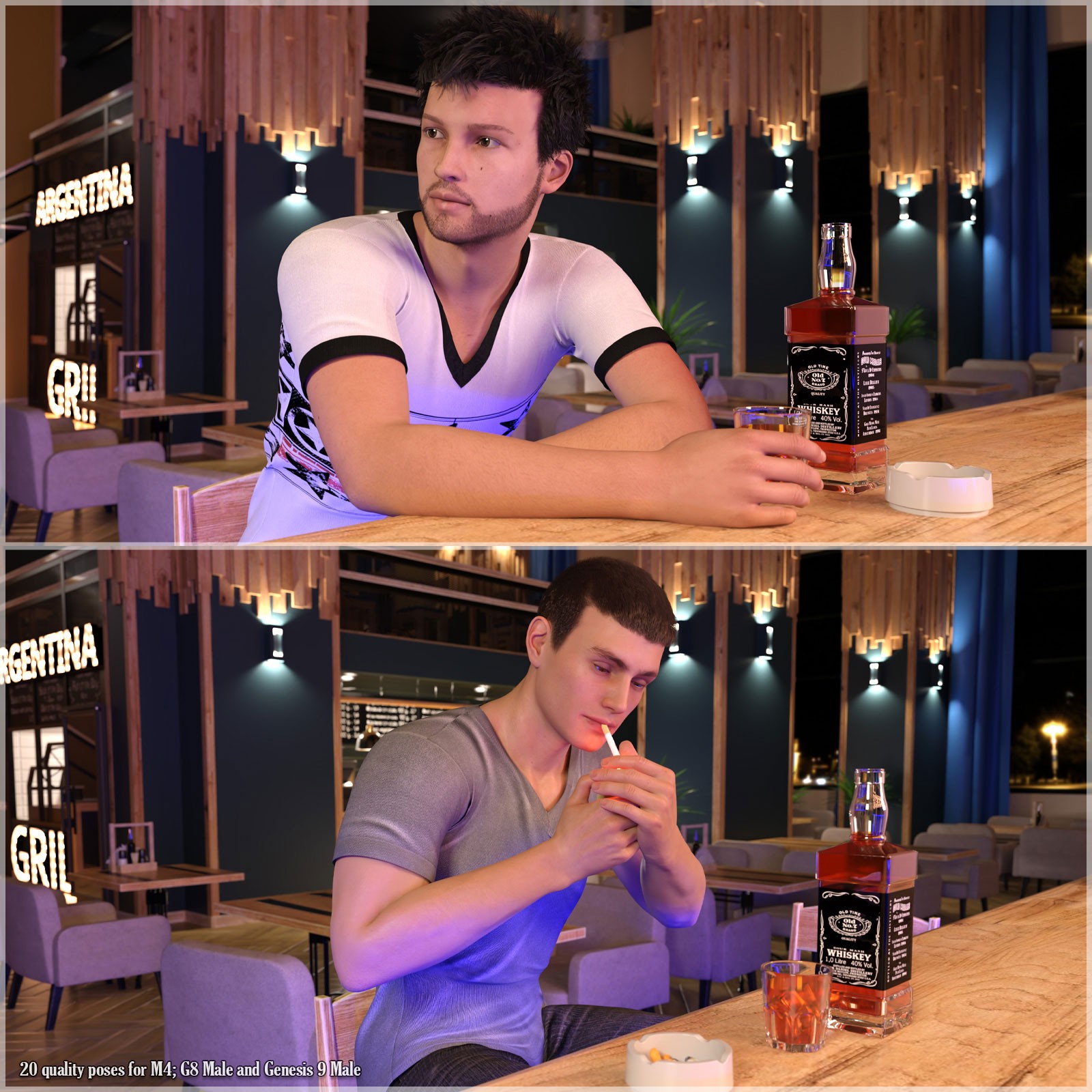 STZ Evening at the bar 2 by N/A