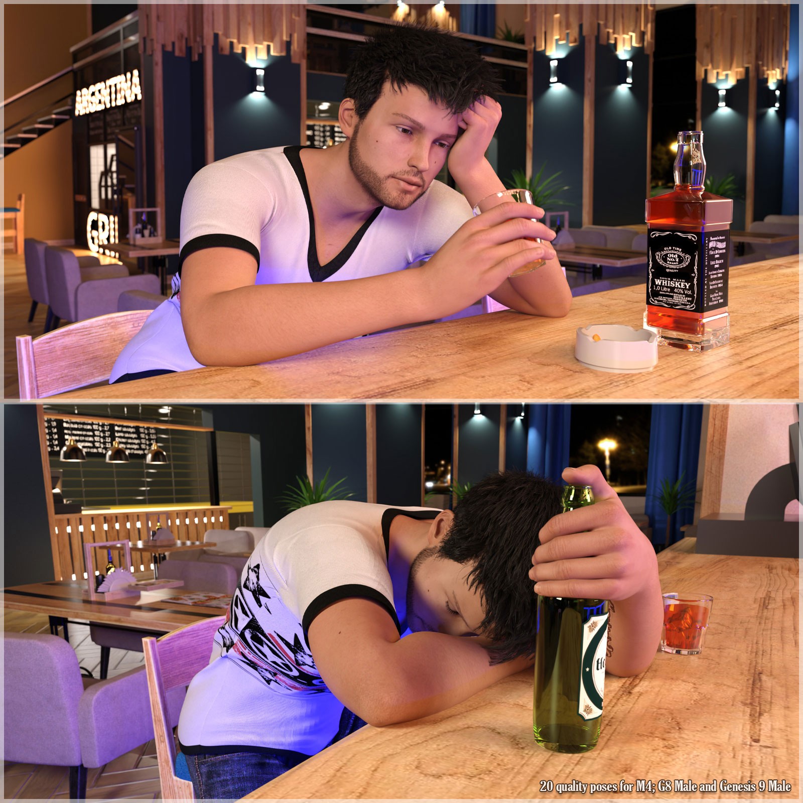 STZ Evening at the bar 2 by N/A