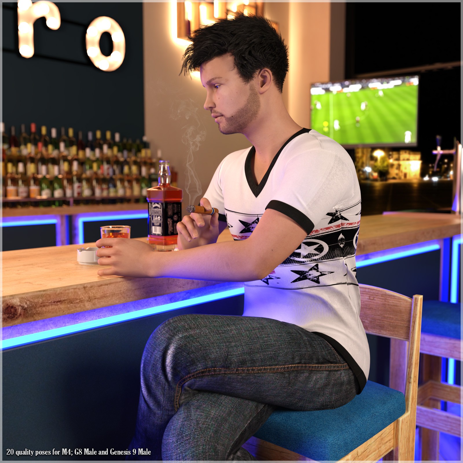STZ Evening at the bar 2 by N/A