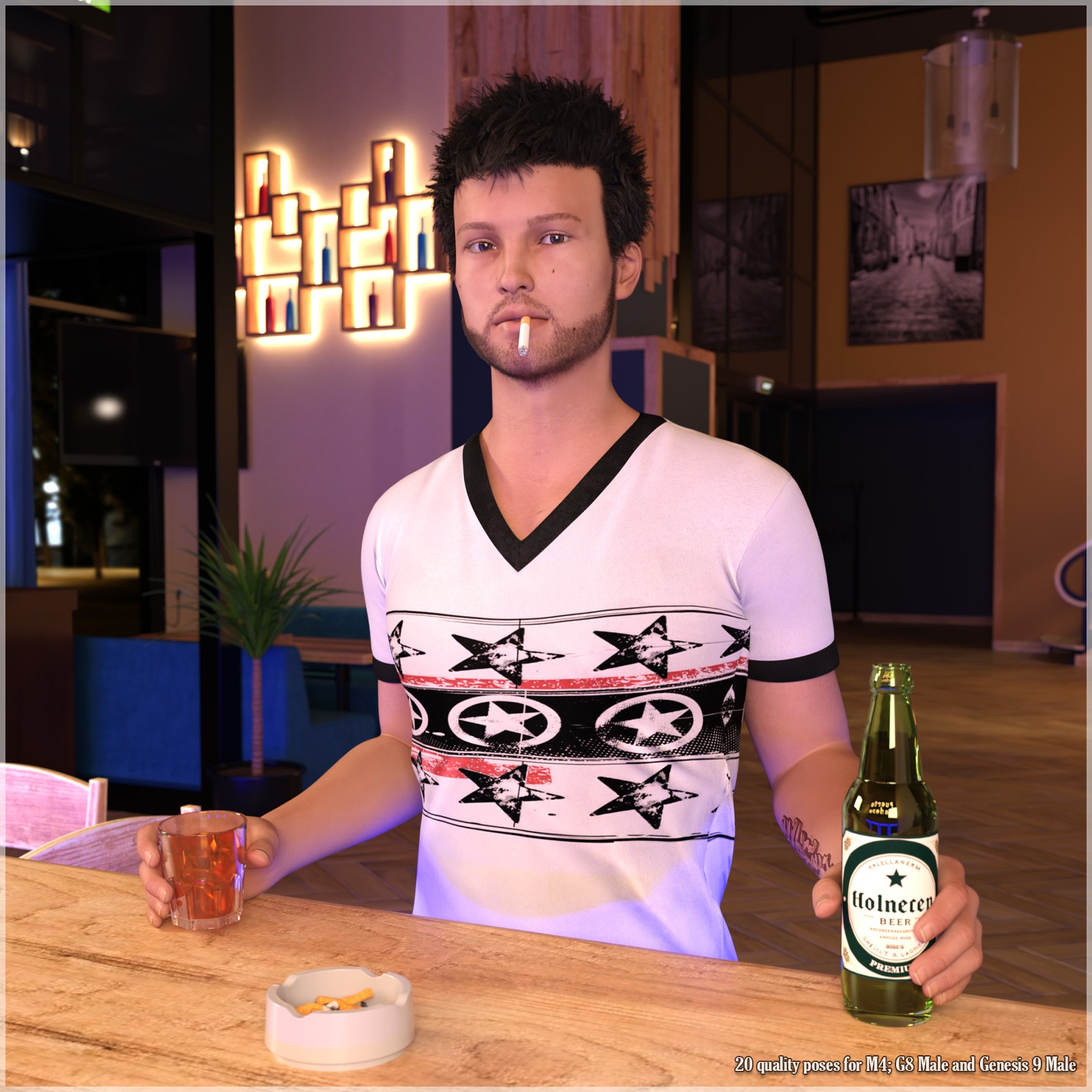 STZ Evening at the bar 2 by N/A