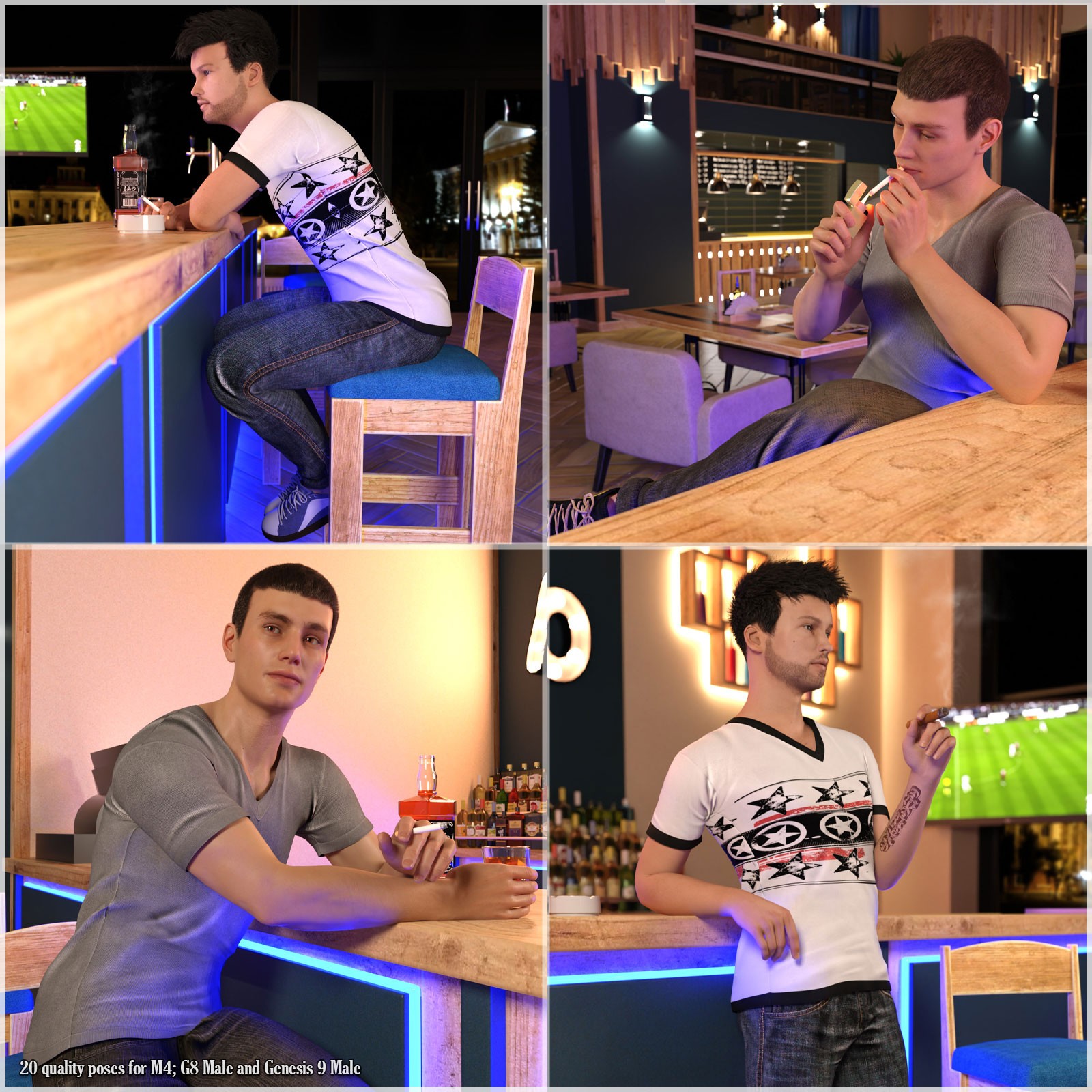STZ Evening at the bar 2 by N/A