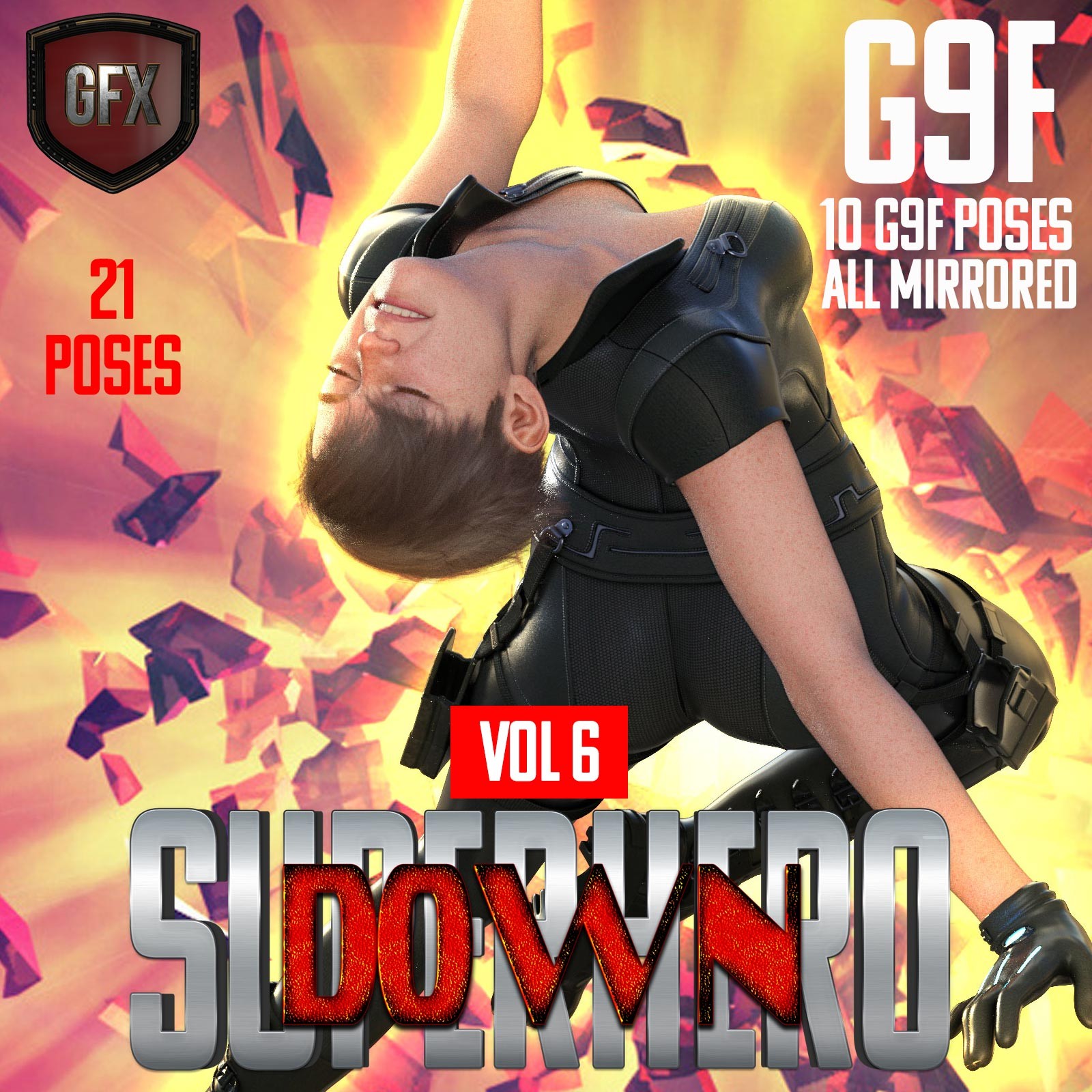SuperHero Down for G9F Volume 6 by N/A