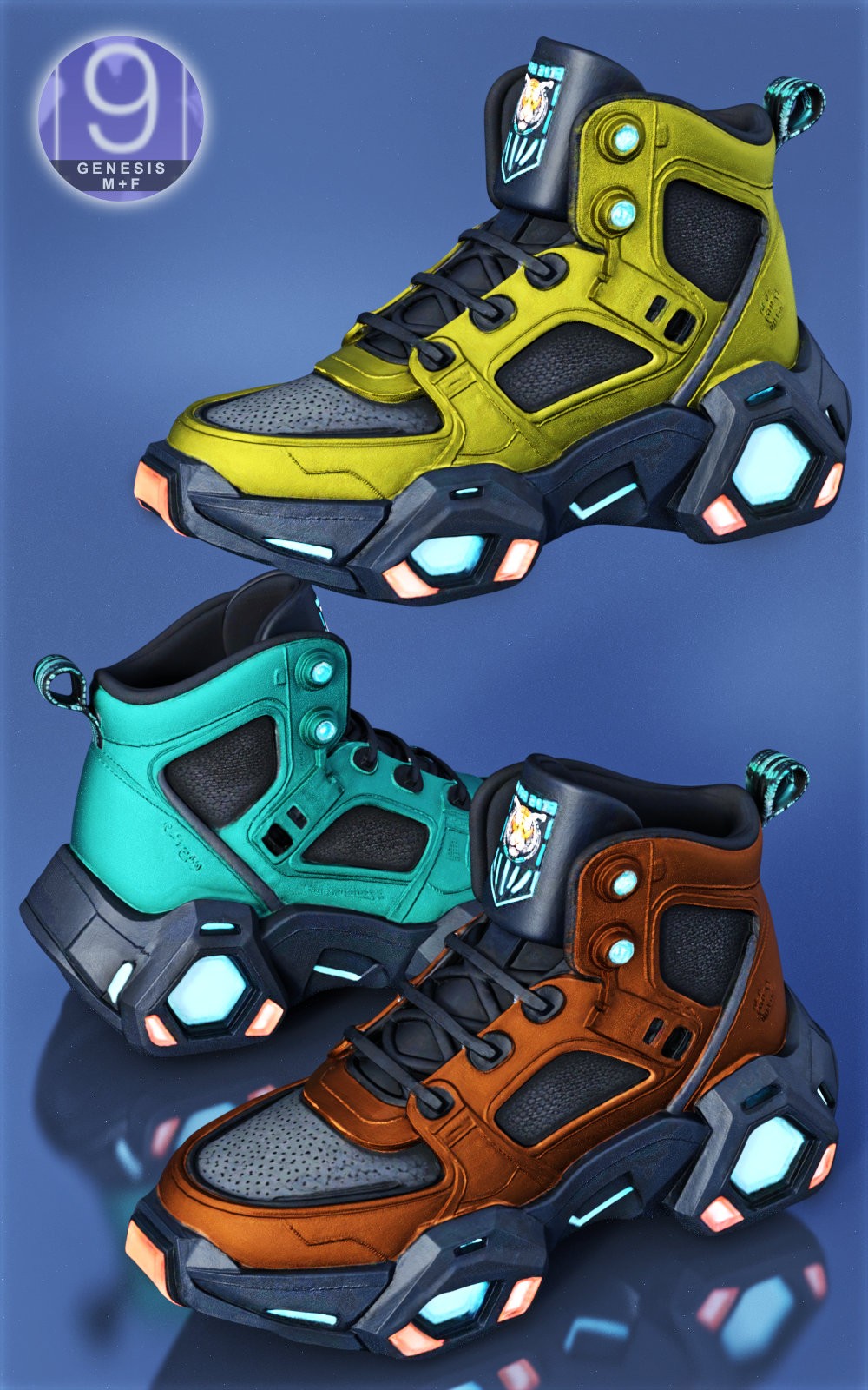 Cyber High-Tops for G9 by N/A