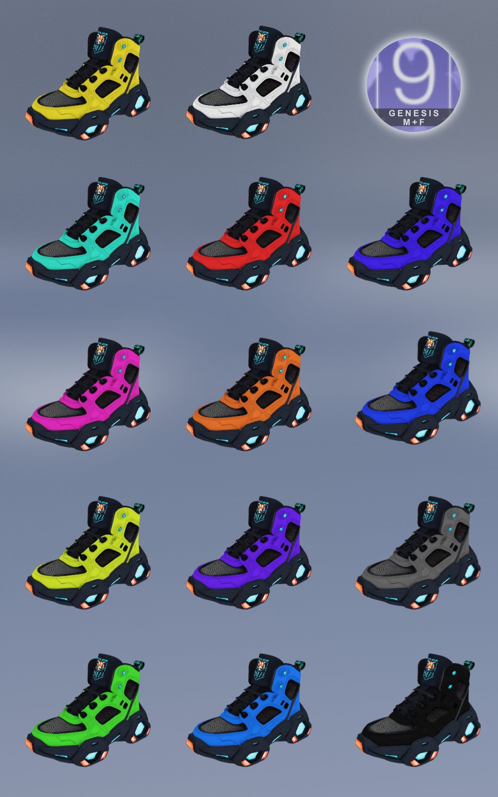 Cyber High-Tops for G9 by N/A