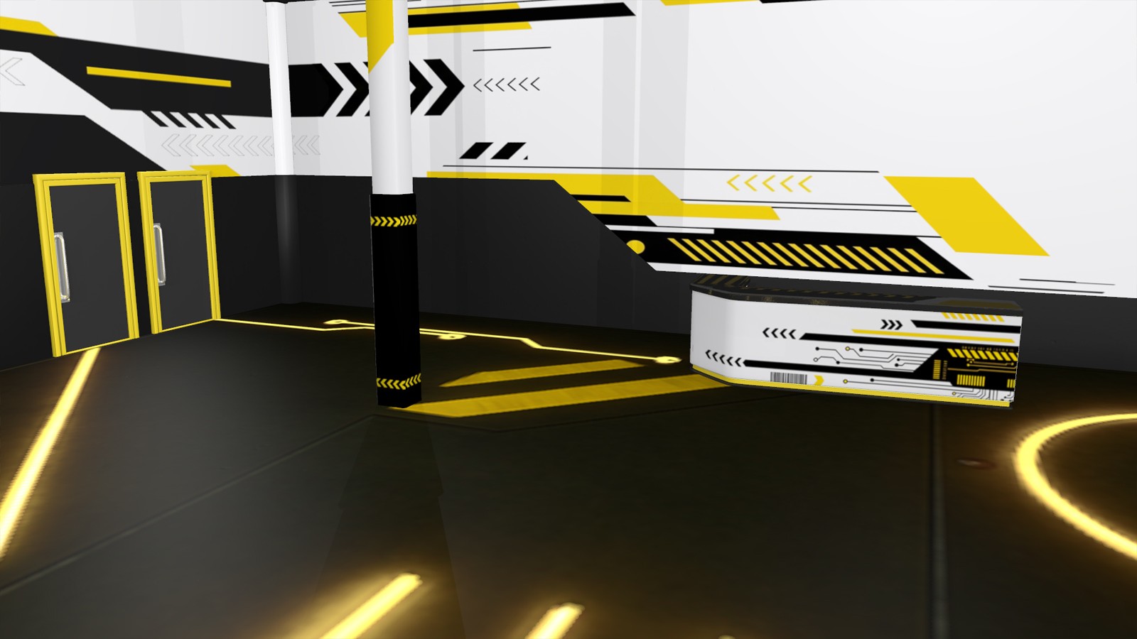 Techno-Minimalist Commercial Space by N/A