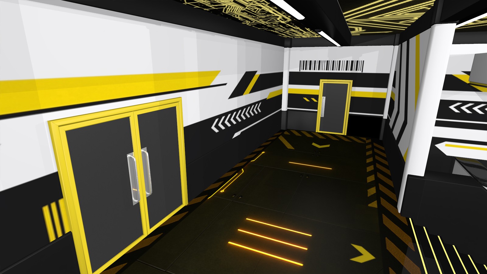 Techno-Minimalist Commercial Space by N/A