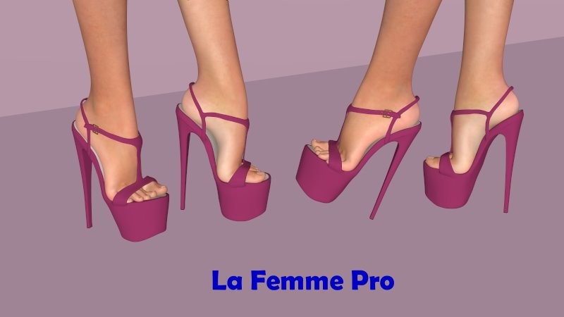 Sandals Heels for V4, La Femme, La Femme 2, La Femme Pro, Dawn by N/A