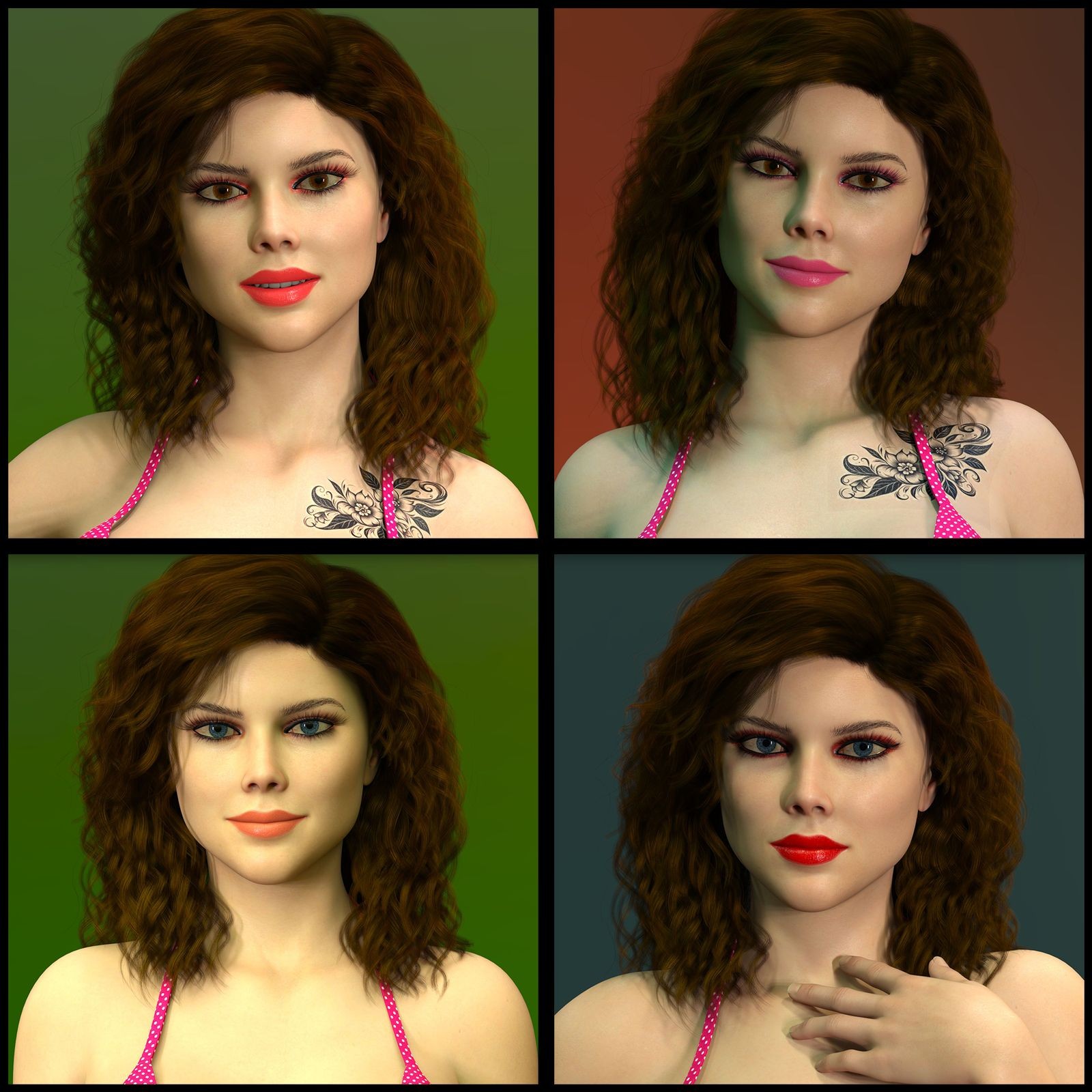 DD Kenna HR for Genesis 8 Female by N/A