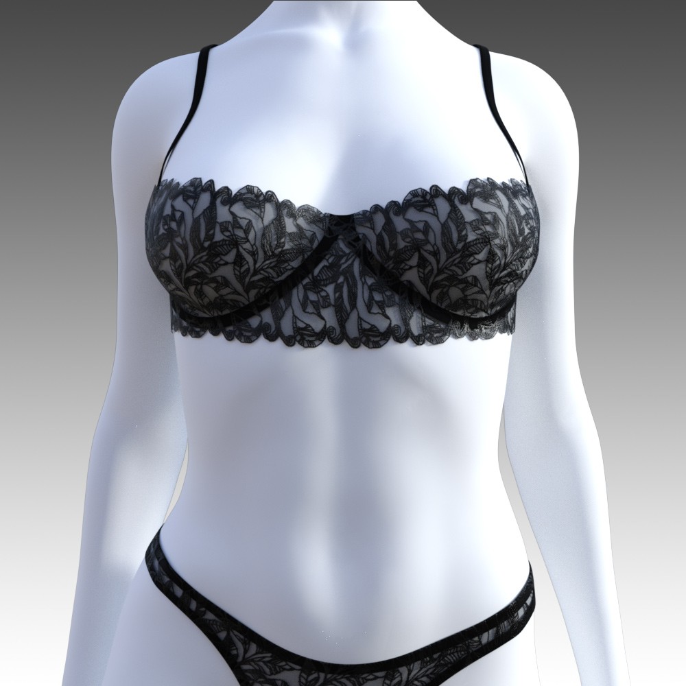 Secret Style 77 - Demi-Cup Bra for G8F, G8.1F by N/A