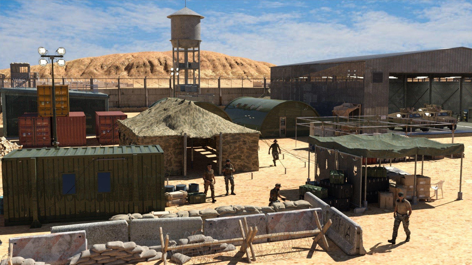 Military Desert Outpost for DAZ by N/A