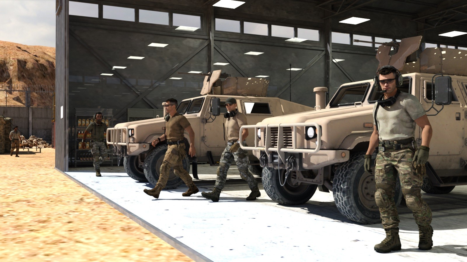 Military Desert Outpost for DAZ by N/A